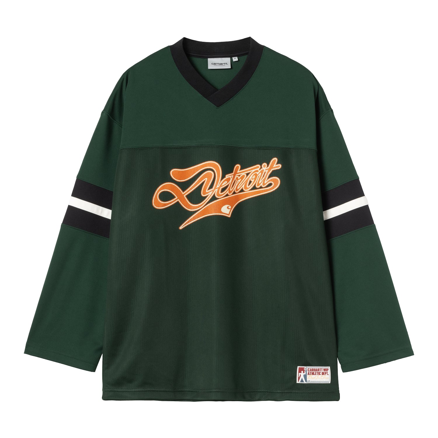 L/S DETROIT MESH T-SHIRT - Conifer / Black / Wax