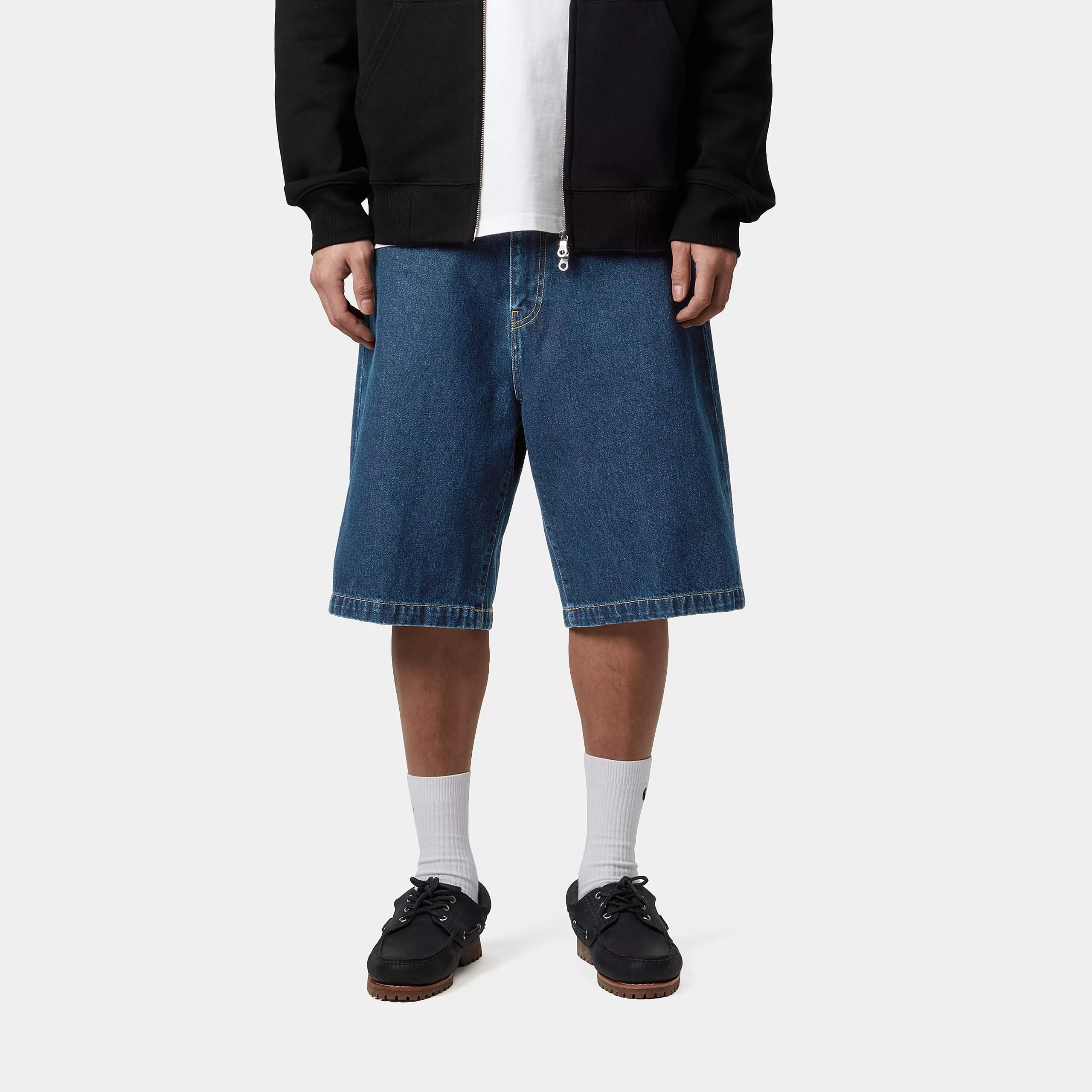 LANDON SHORT - Blue (stone washed)