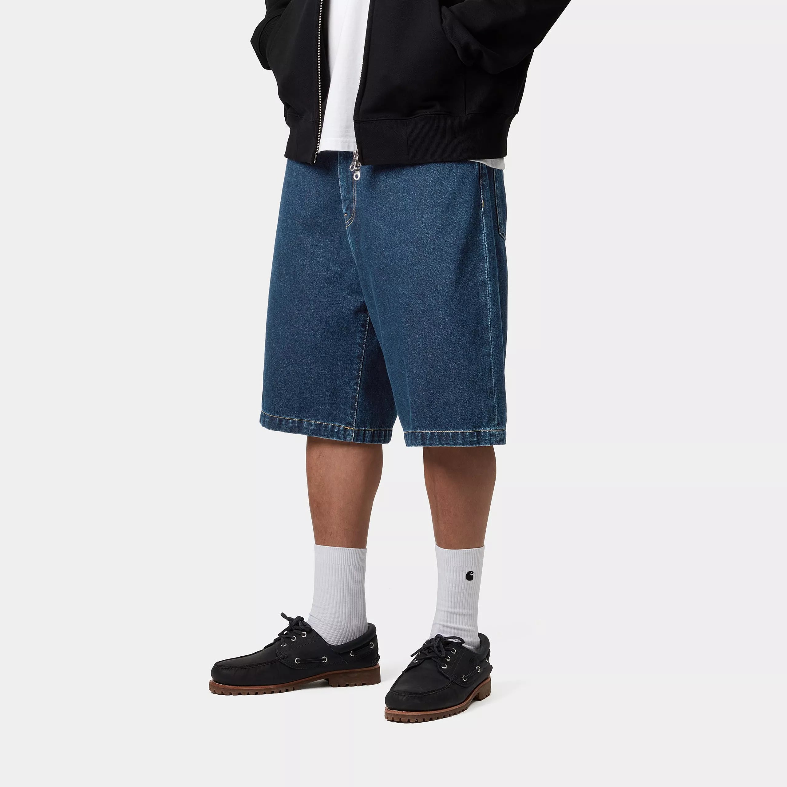 LANDON SHORT - Blue (stone washed)