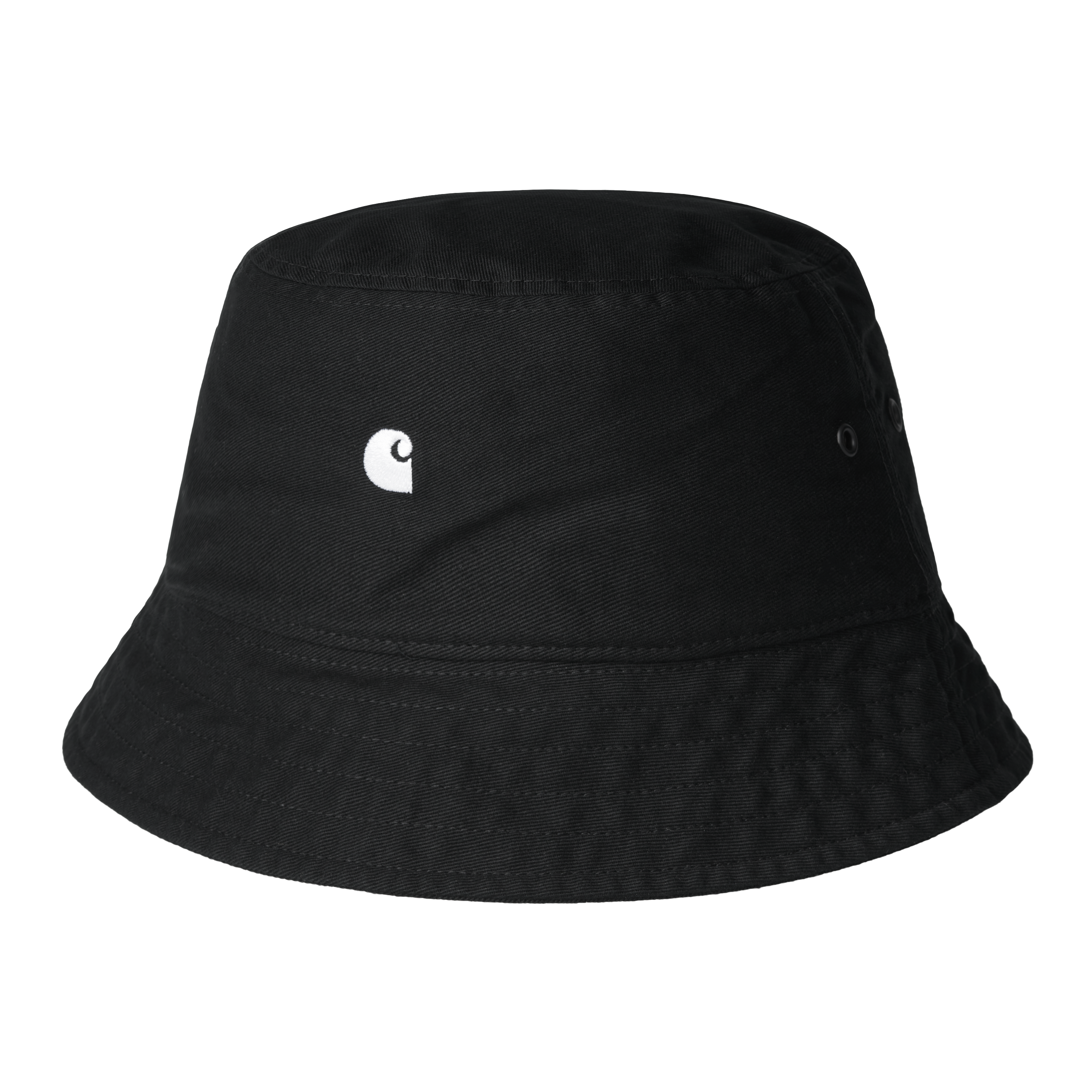 MADISON LOGO BUCKET HAT - Black / White