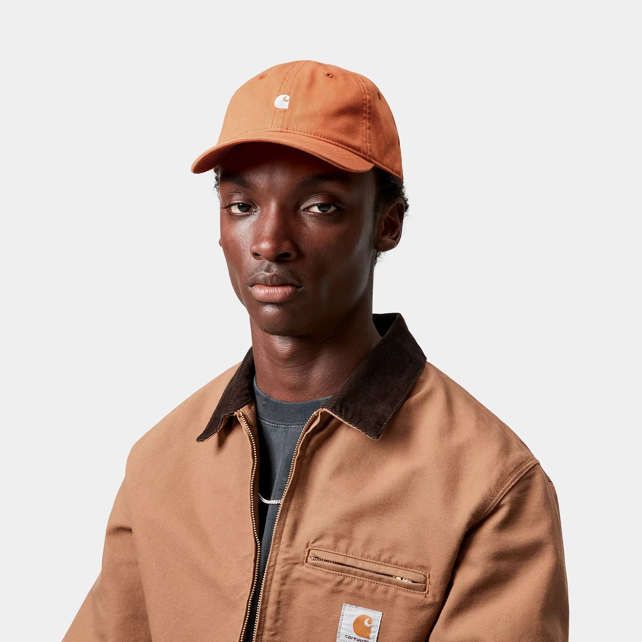 MADISON LOGO CAP - Redhaven / White