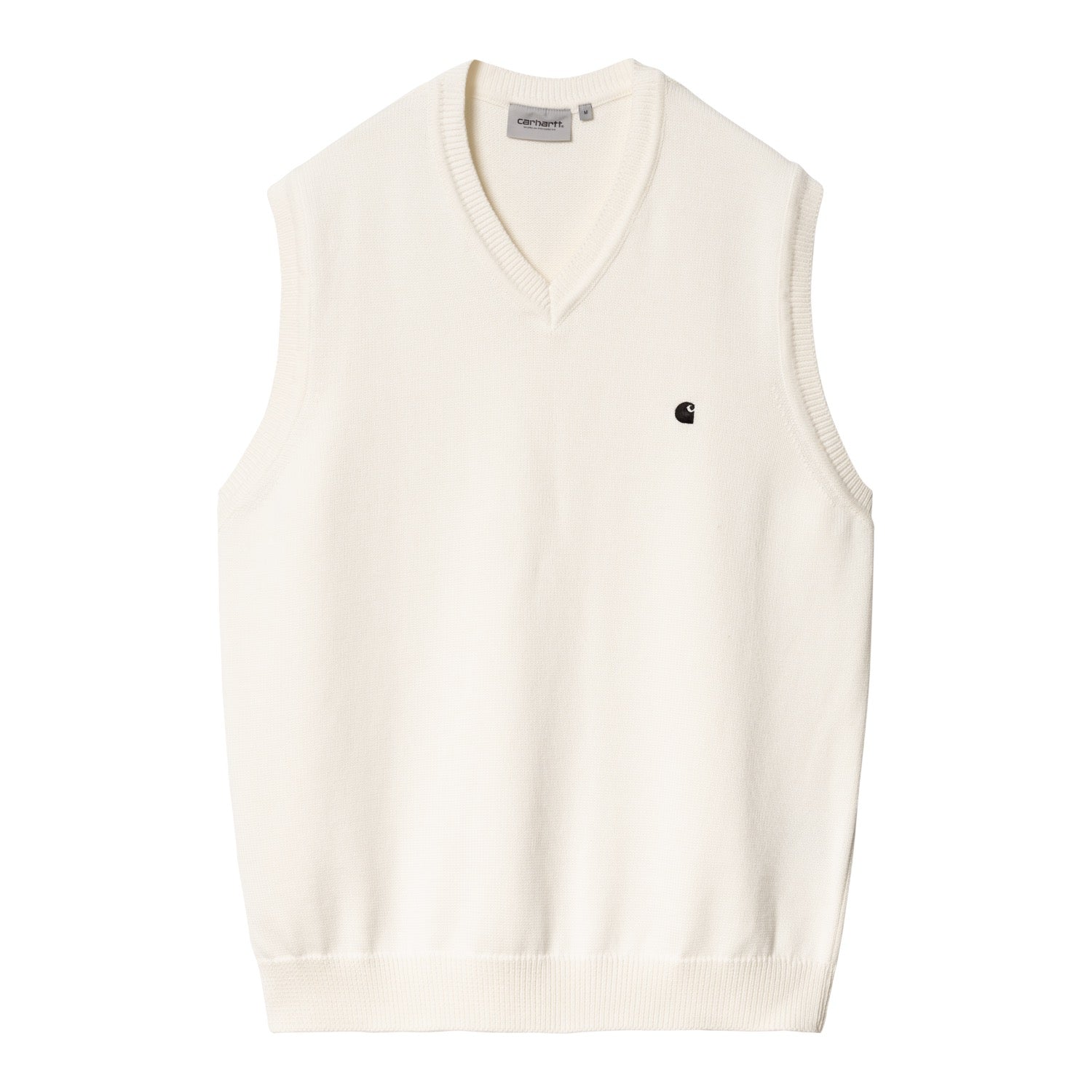MADISON VEST SWEATER - Wax / Black