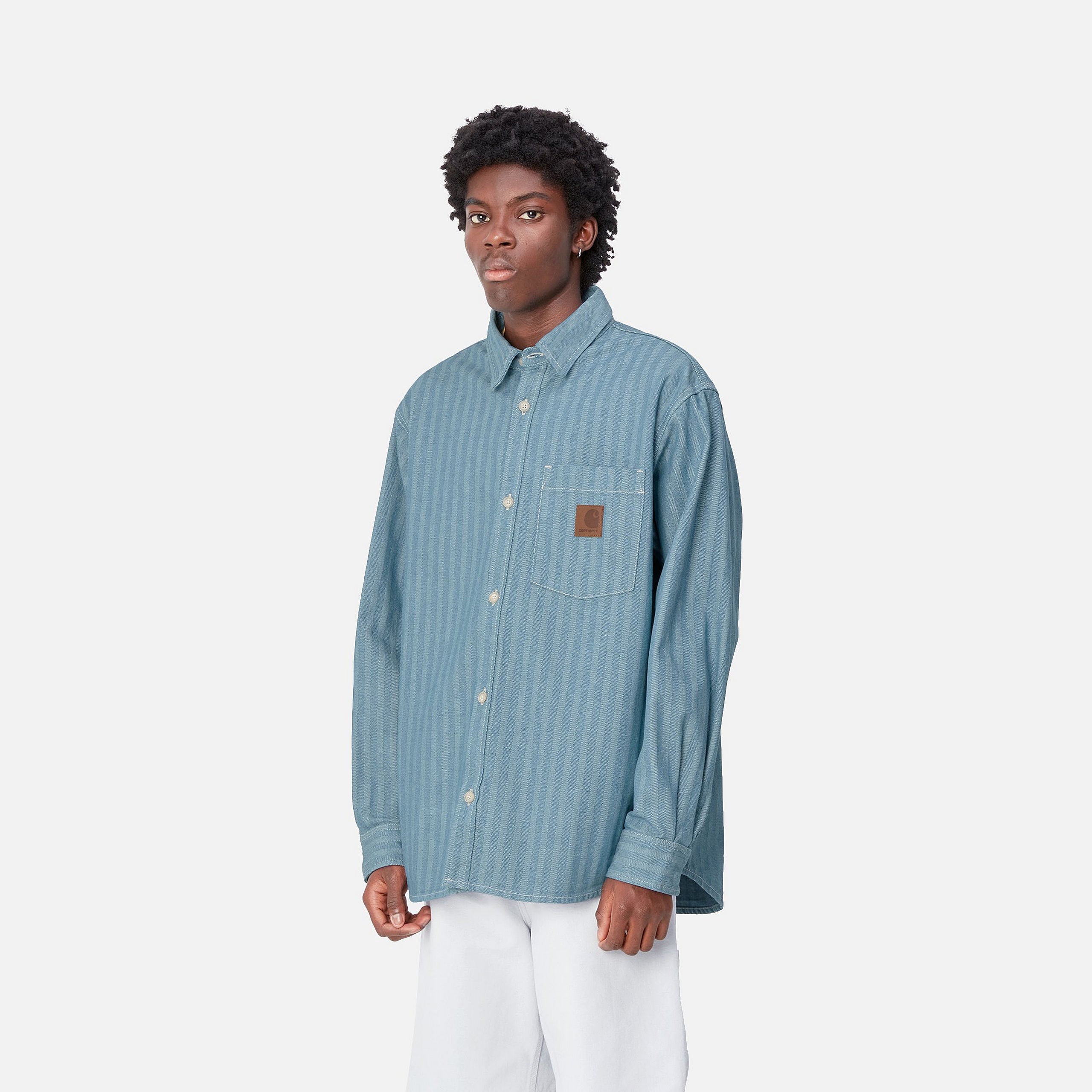 MENARD SHIRT JAC - Blue (rinsed)