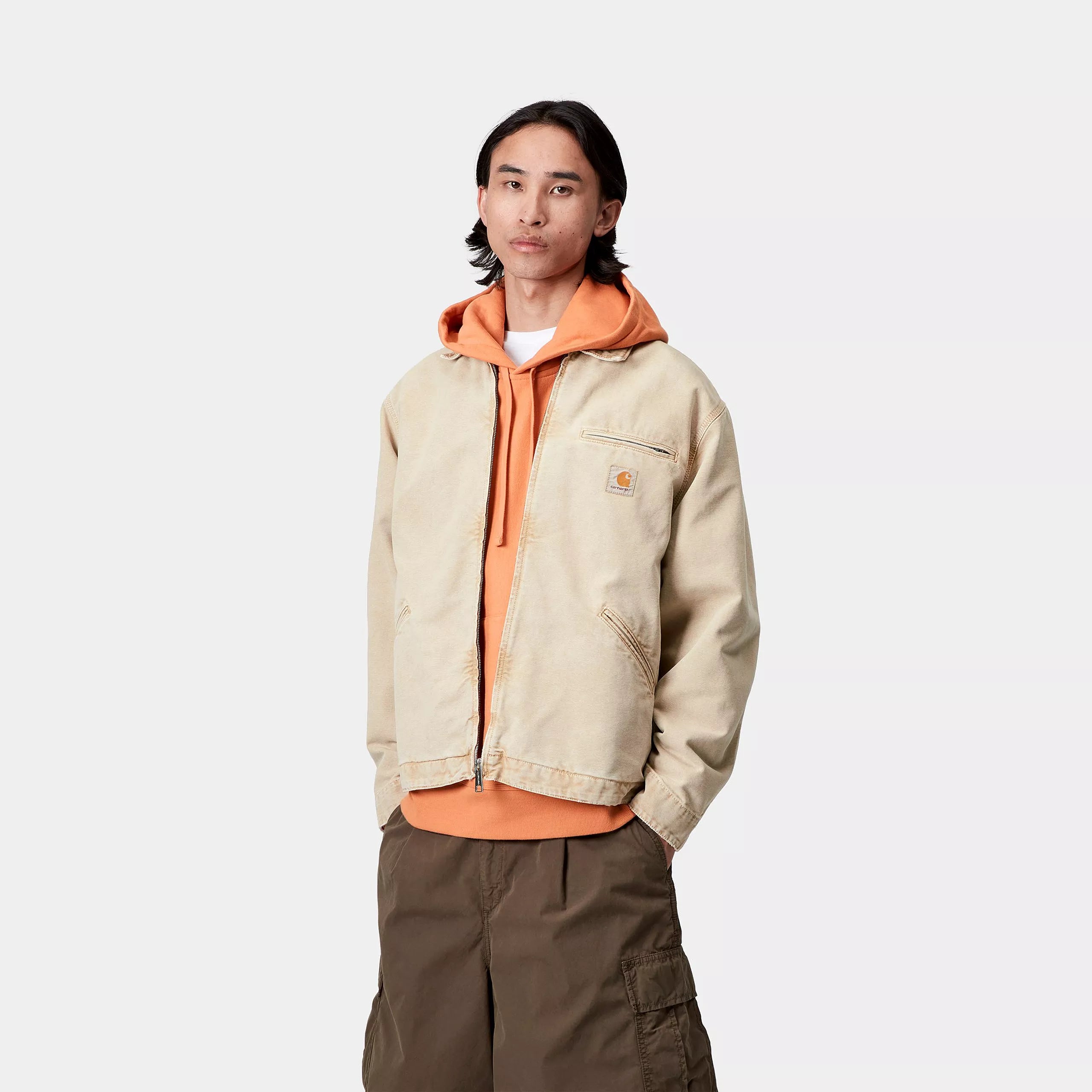 OG DETROIT JACKET - Dusty H Brown / Dusty H Brown (chalk wash)