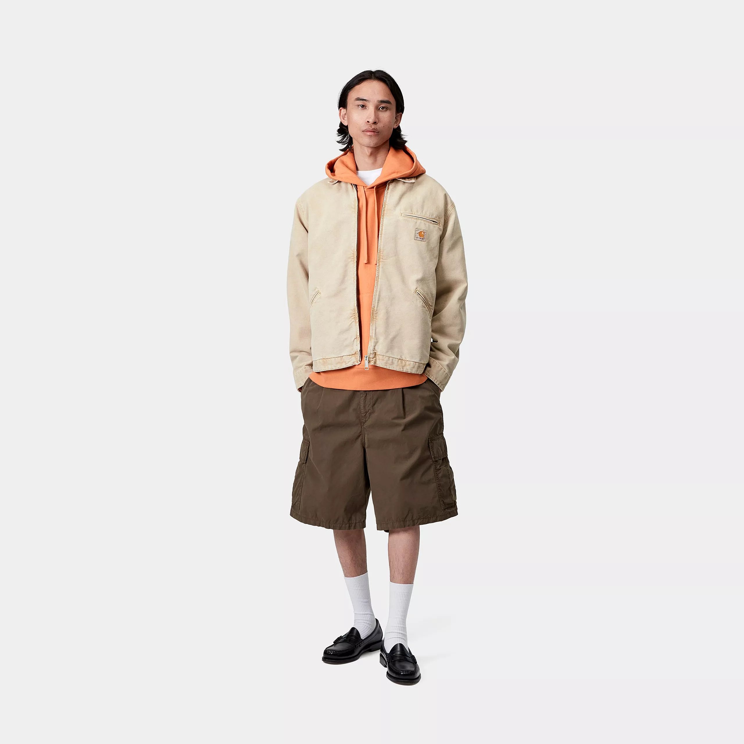 OG DETROIT JACKET - Dusty H Brown / Dusty H Brown (chalk wash)