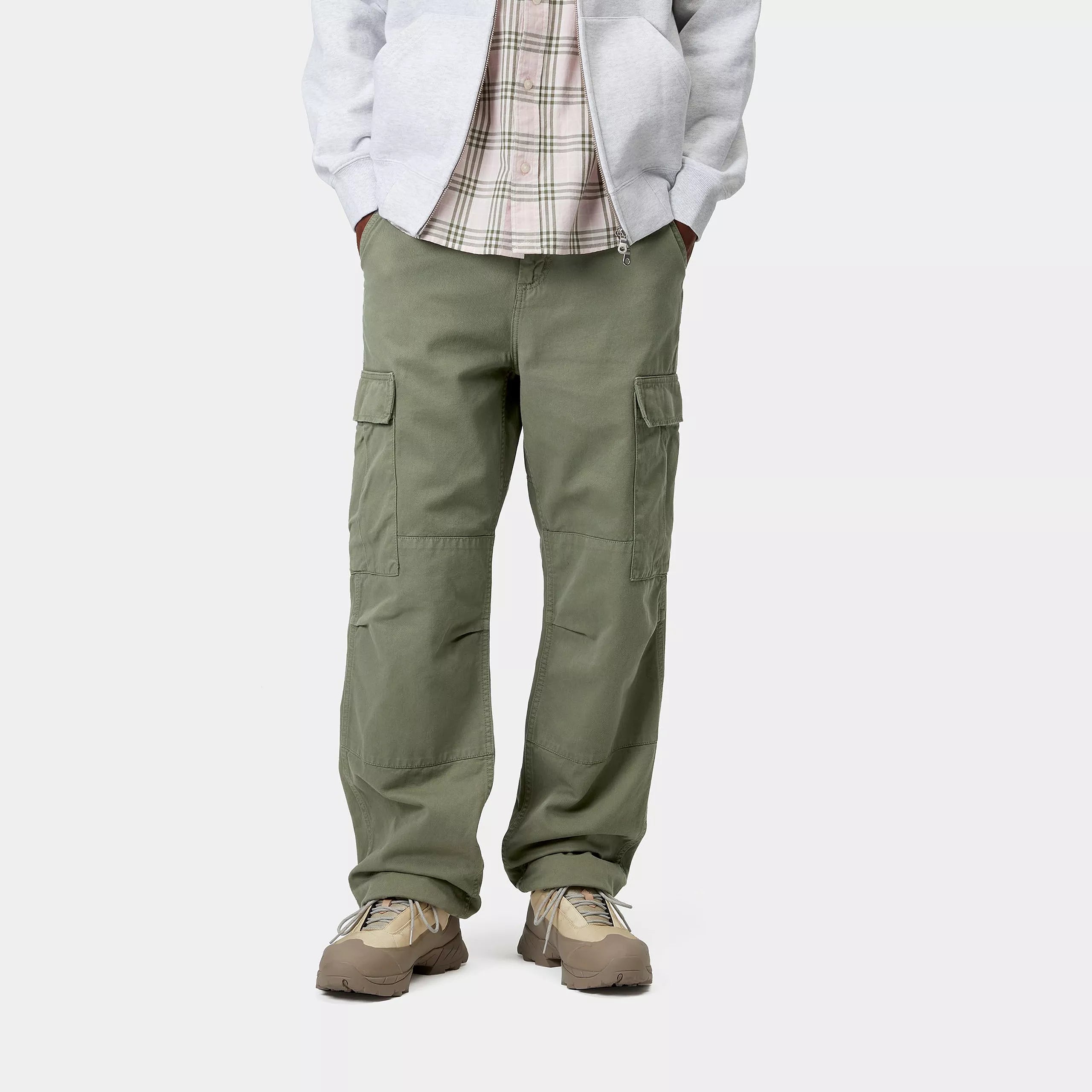 REGULAR CARGO PANT - Dollar Green (garment dyed)