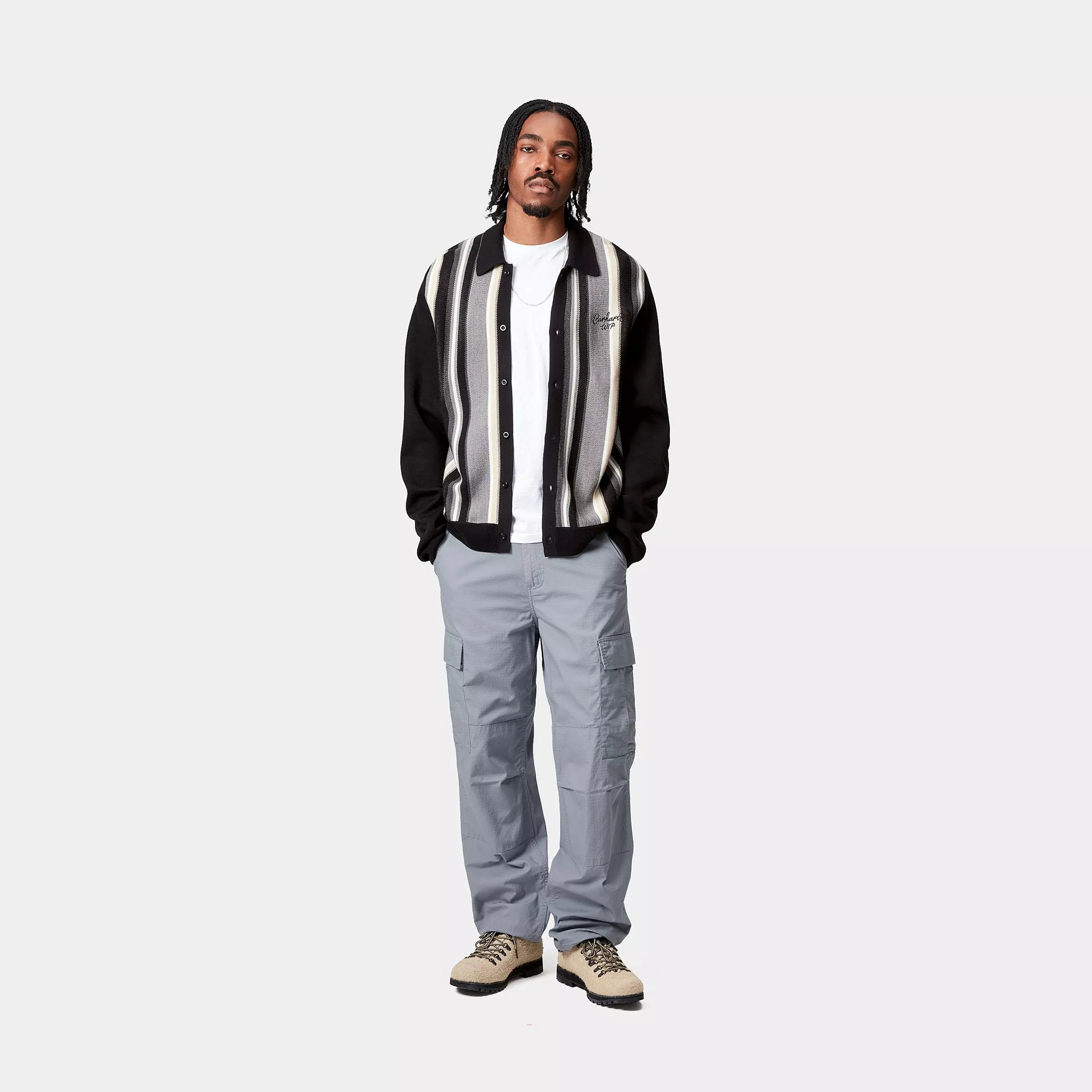 REGULAR CARGO PANT - Mirror (rinsed)