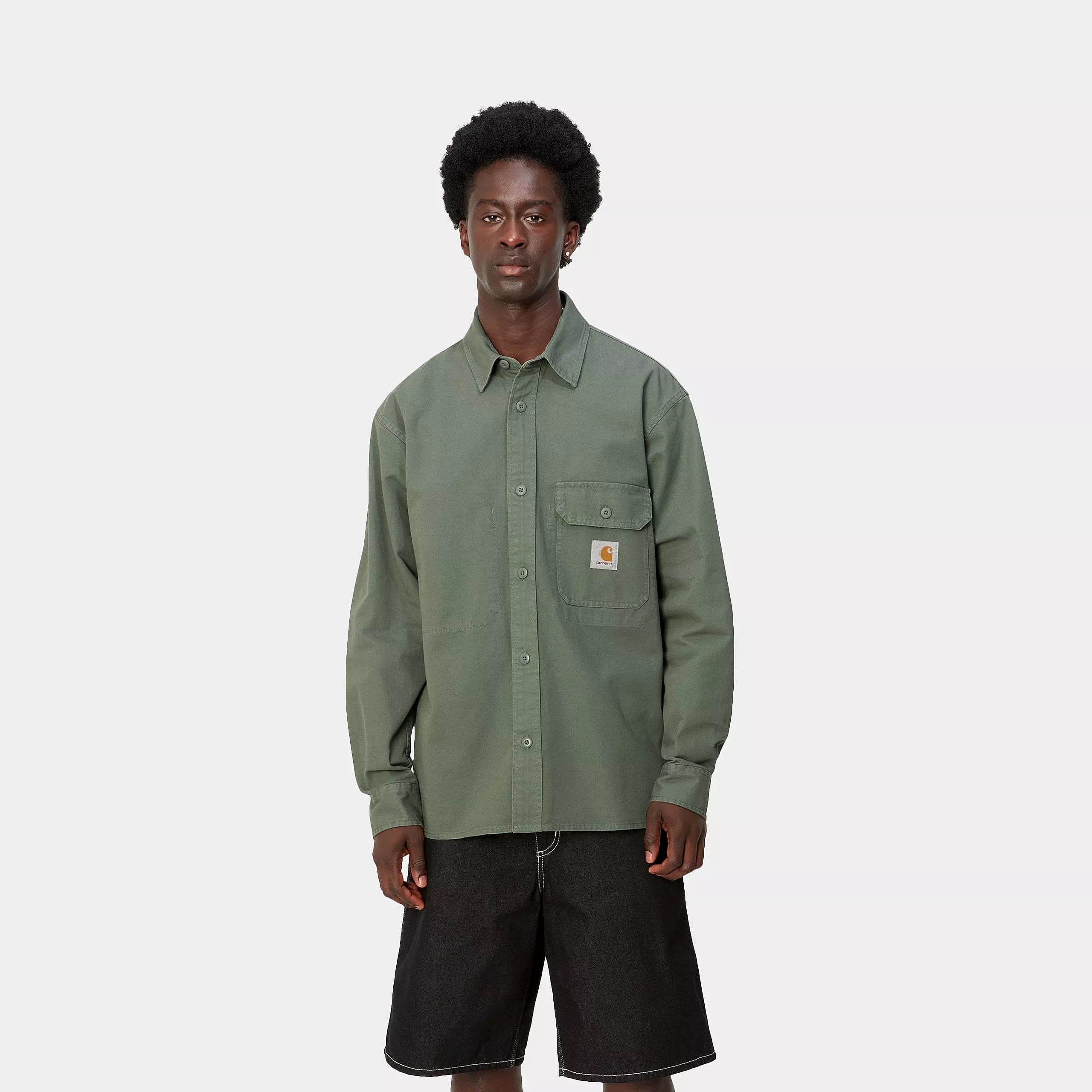 RENO SHIRT JAC - Park (garment dyed)
