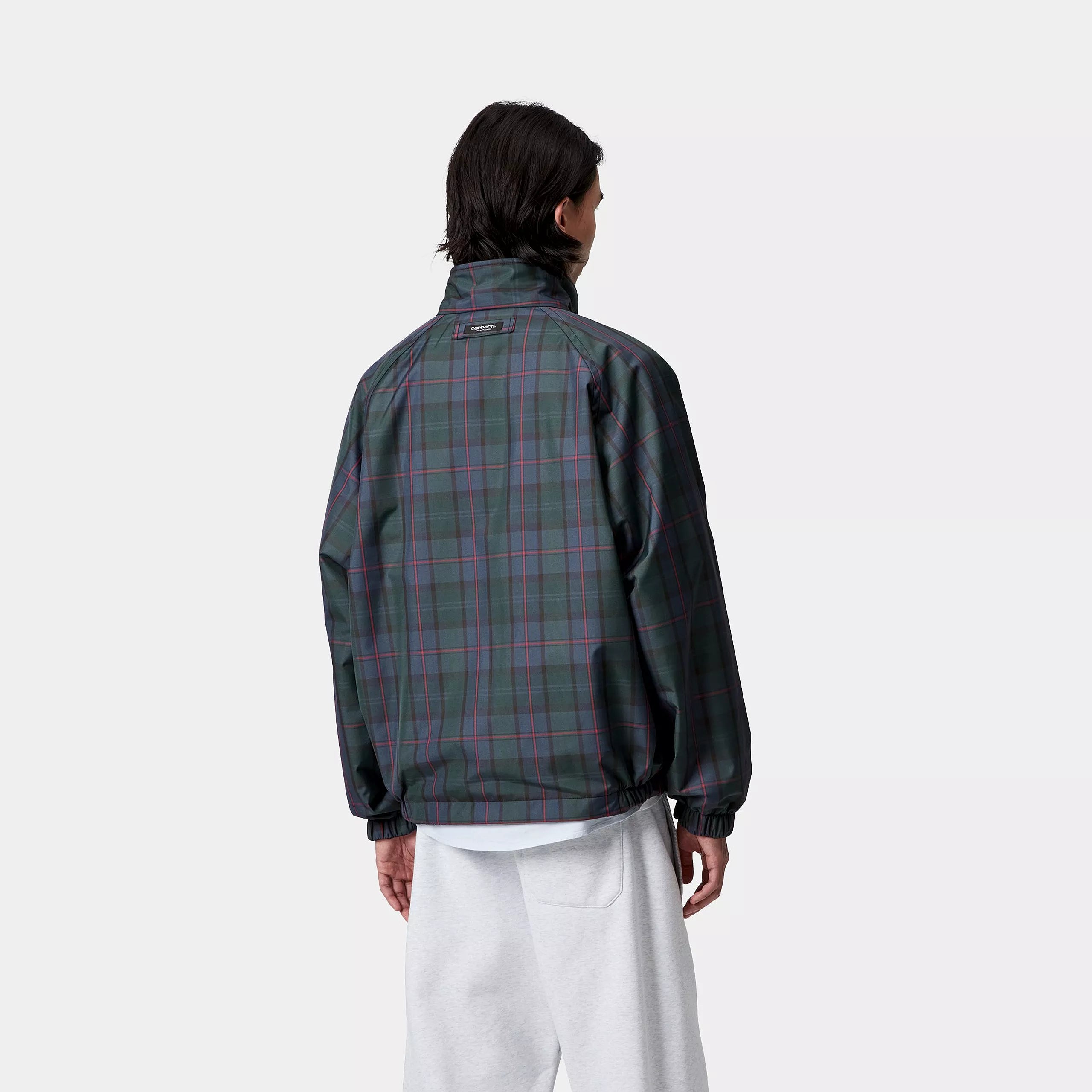 REVERSIBLE PLANER JACKET - Planer Check, Air Force Blue / Black