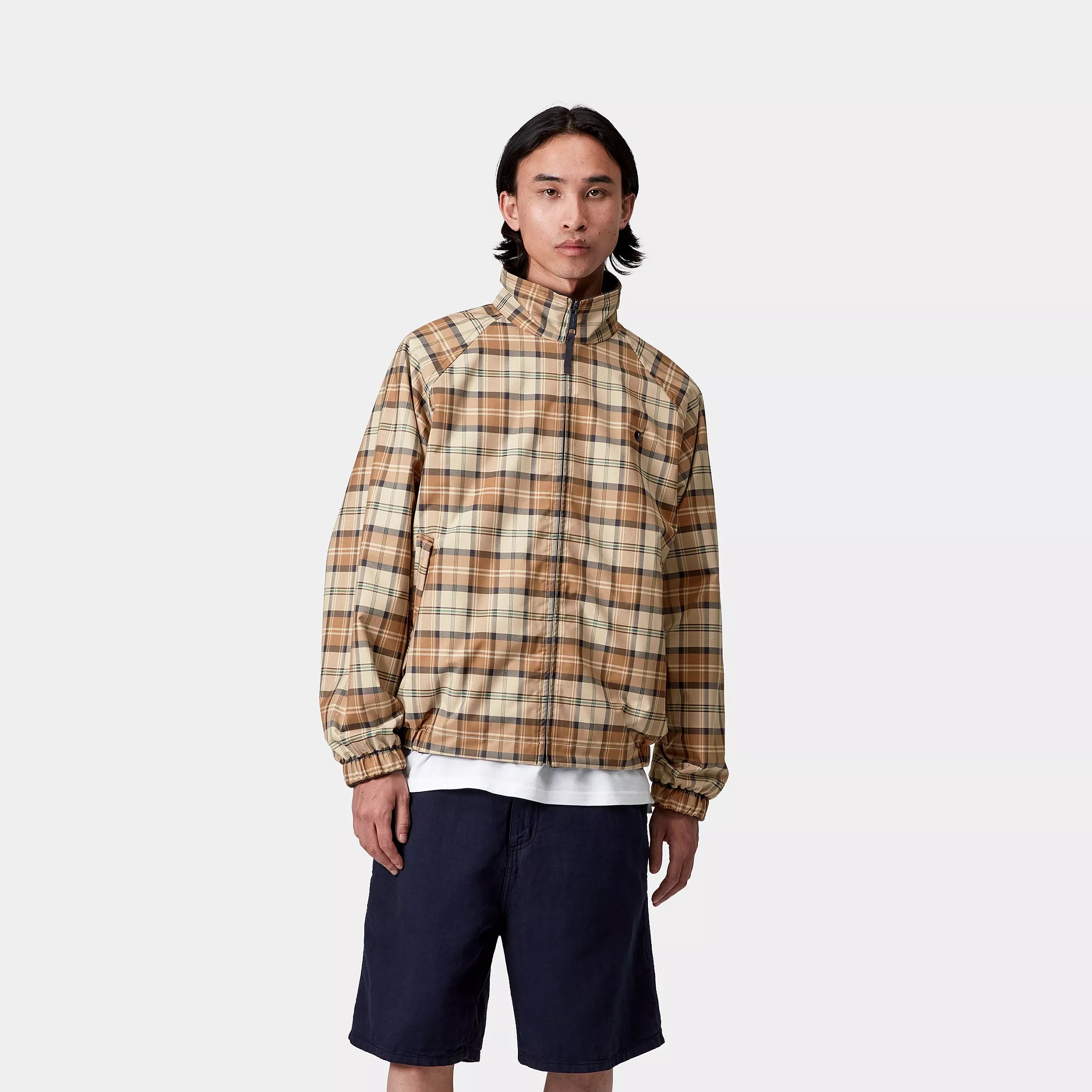 REVERSIBLE PLANER JACKET - Planer Jacket, Planer Check, Wall / Air Force Blue