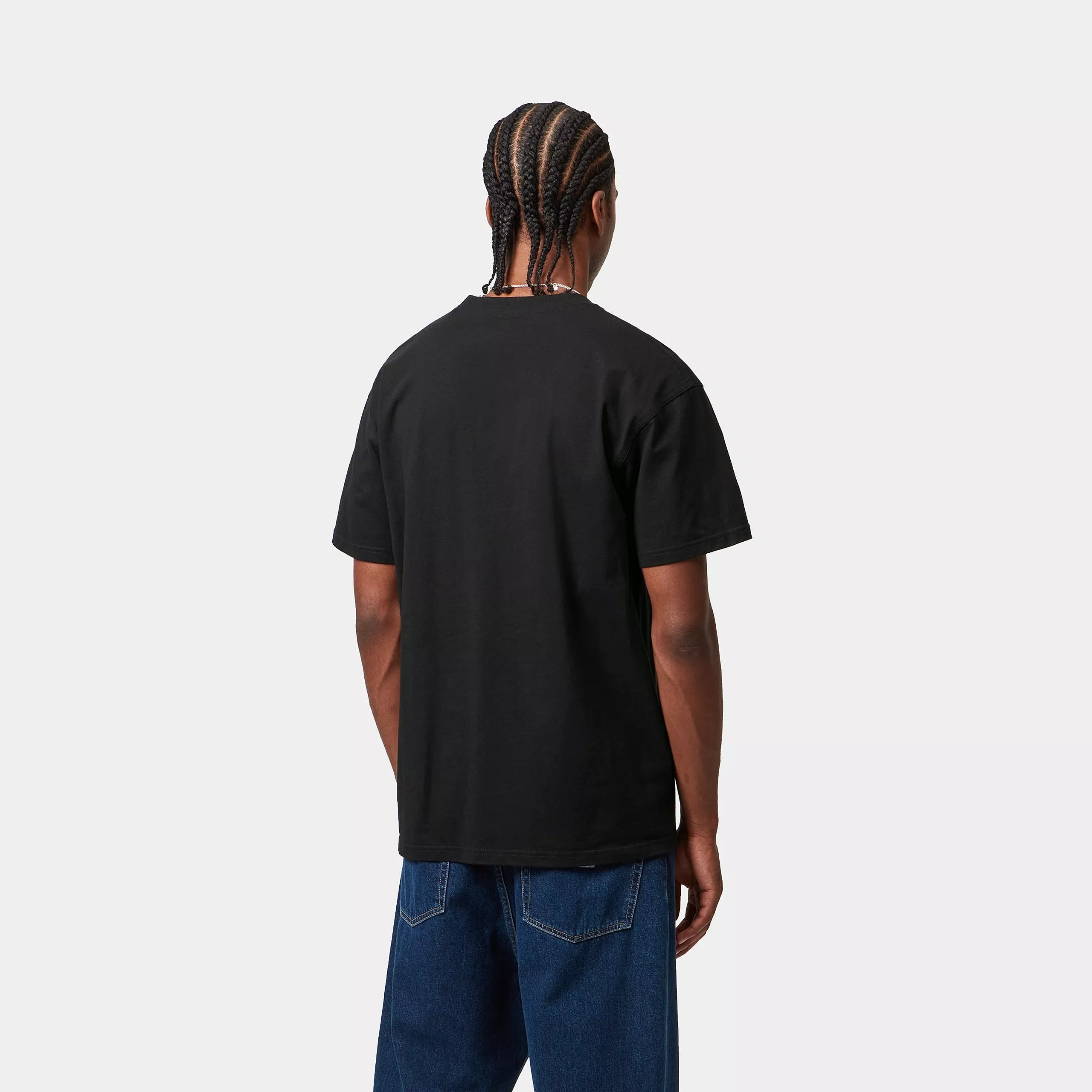 S/S AMERICAN SCRIPT T-SHIRT - Black