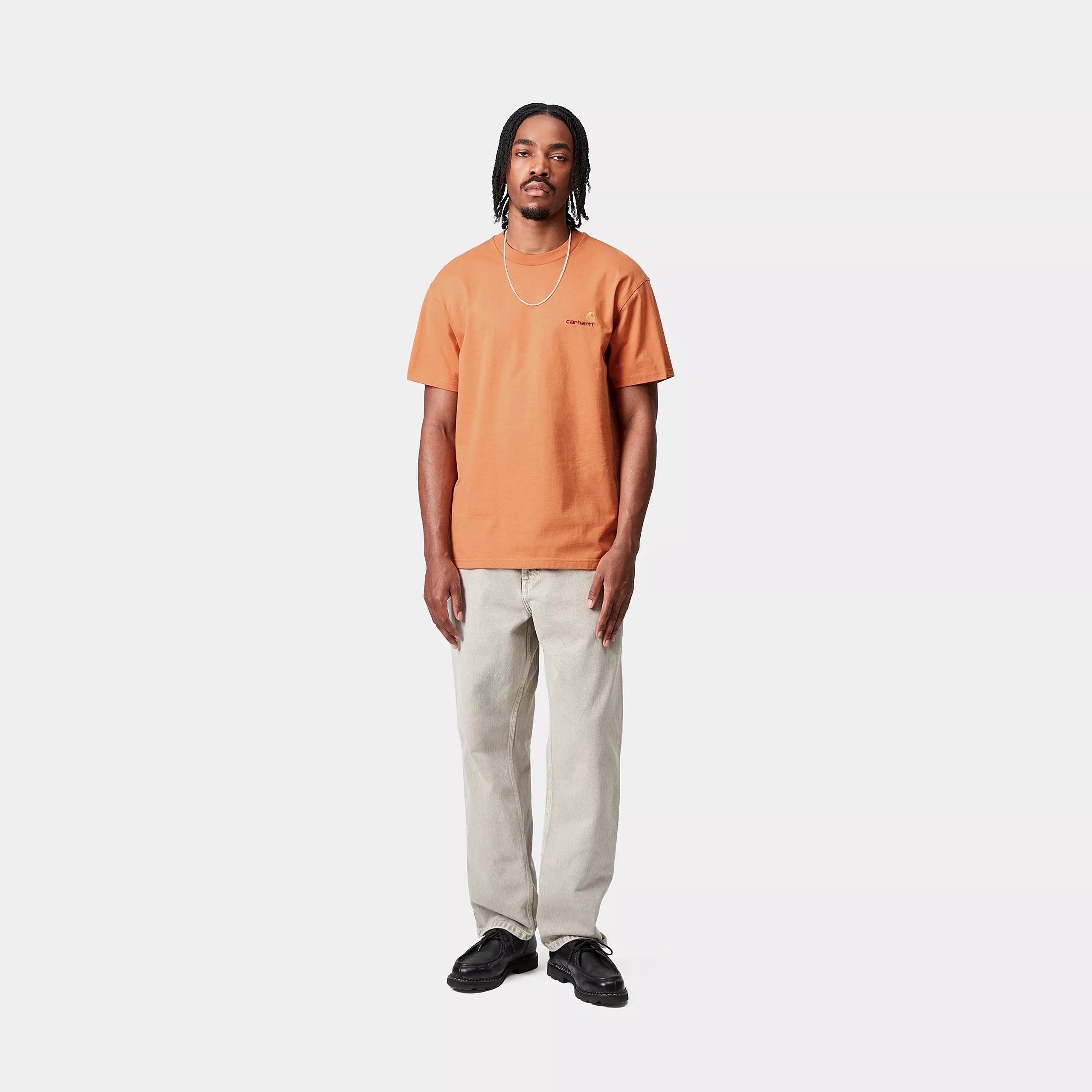 S/S AMERICAN SCRIPT T-SHIRT - Redhaven