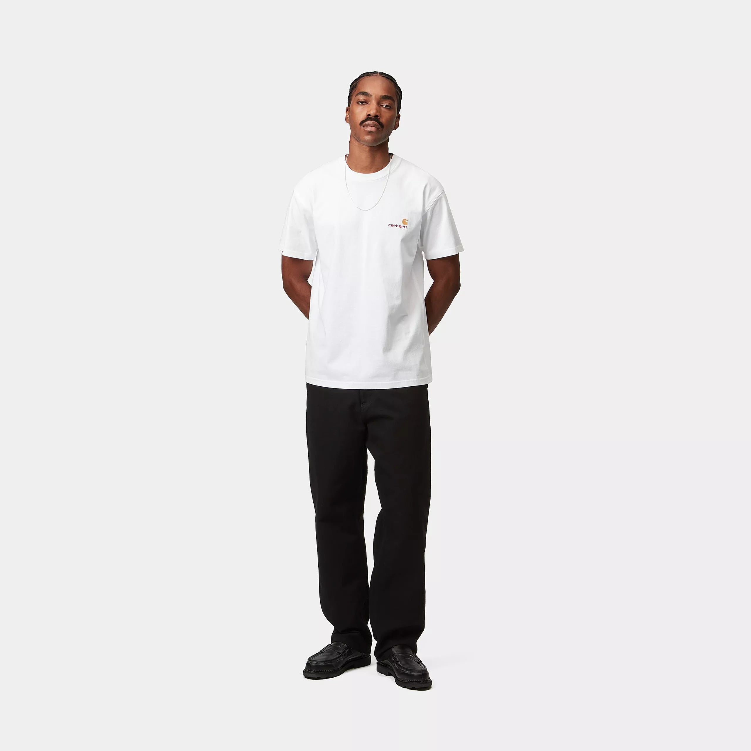 S/S AMERICAN SCRIPT T-SHIRT - White