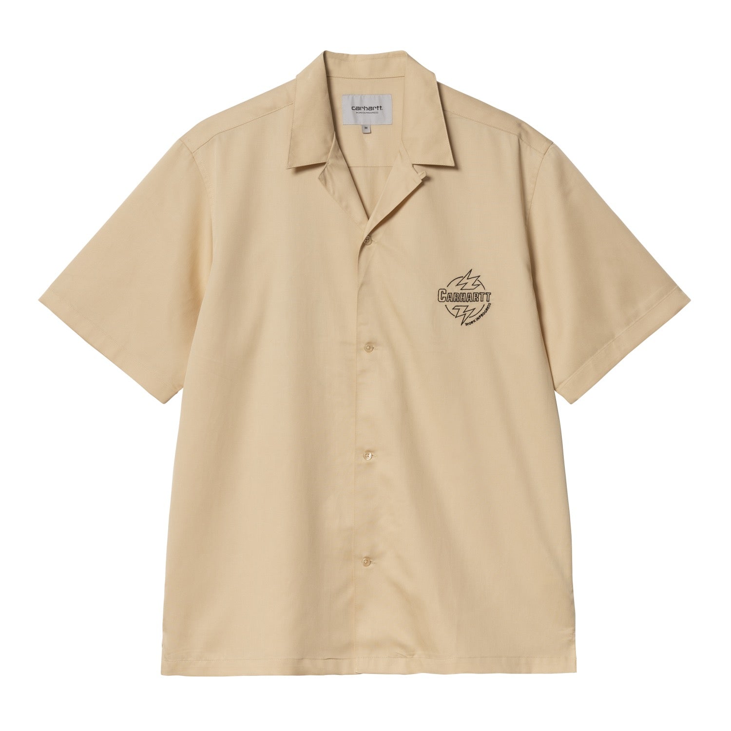 S/S BLAZE SHIRT - Cornsilk / Black