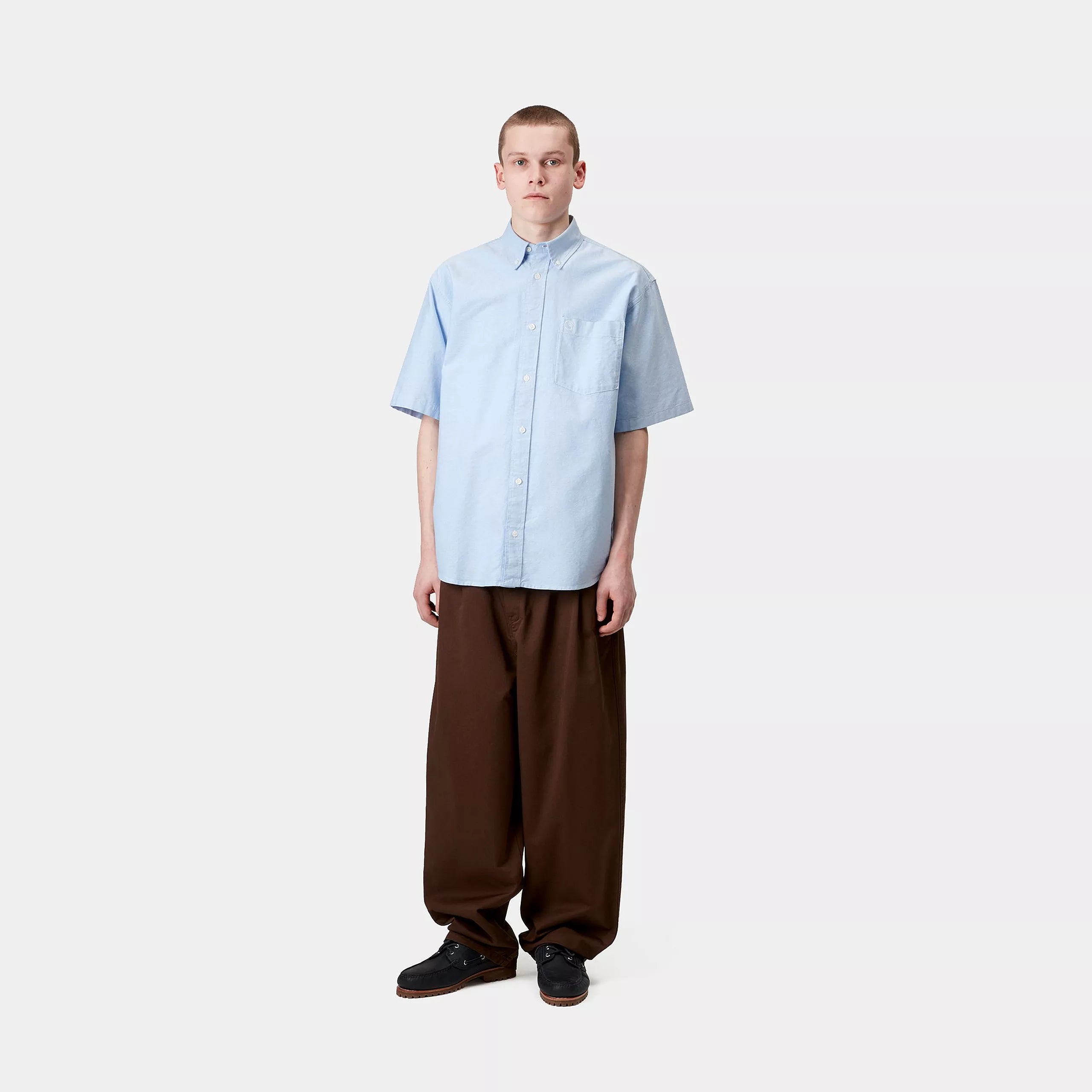 S/S BRAXTON SHIRT - Bleach / Wax