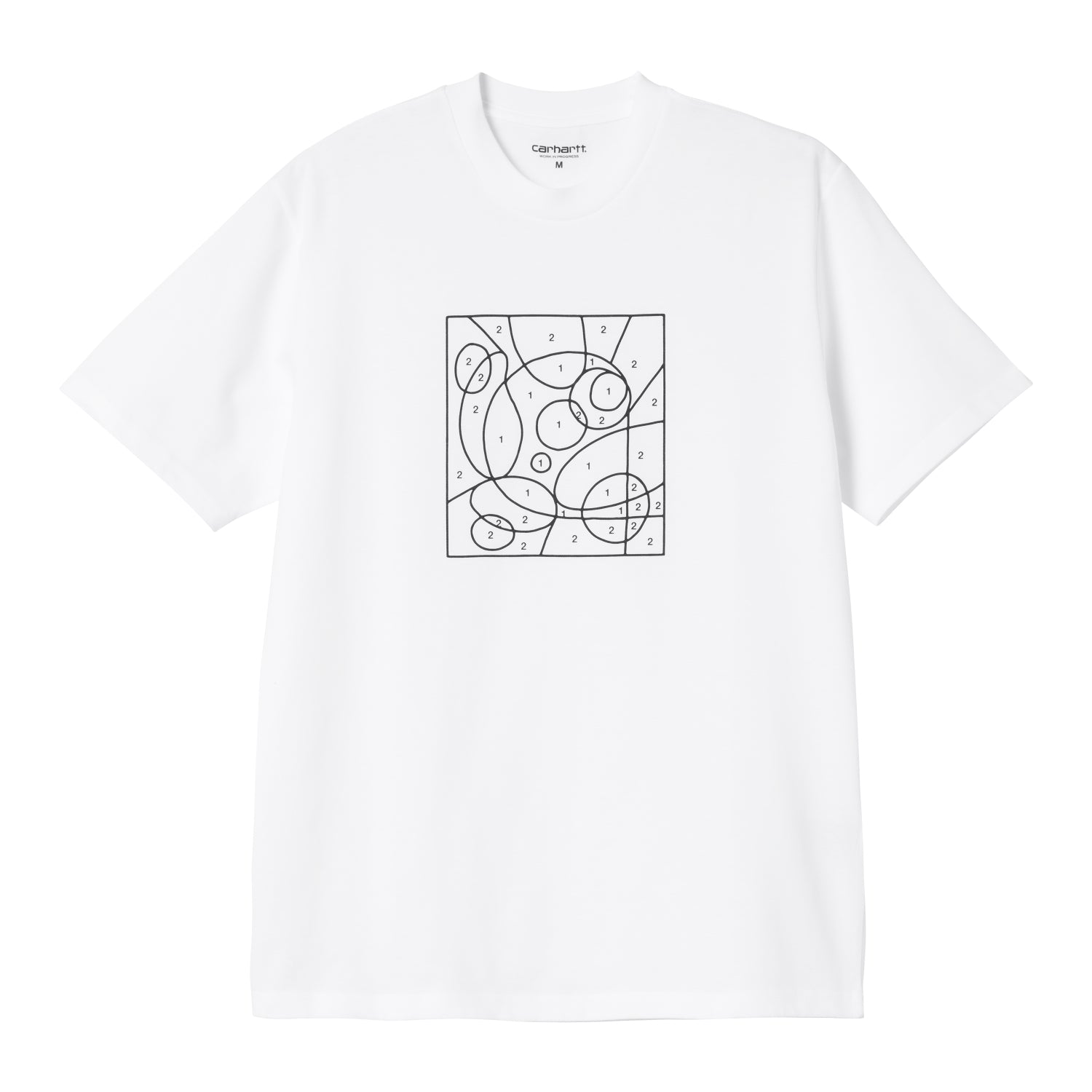 S/S BY THE NUMBERS T-SHIRT - White / Black