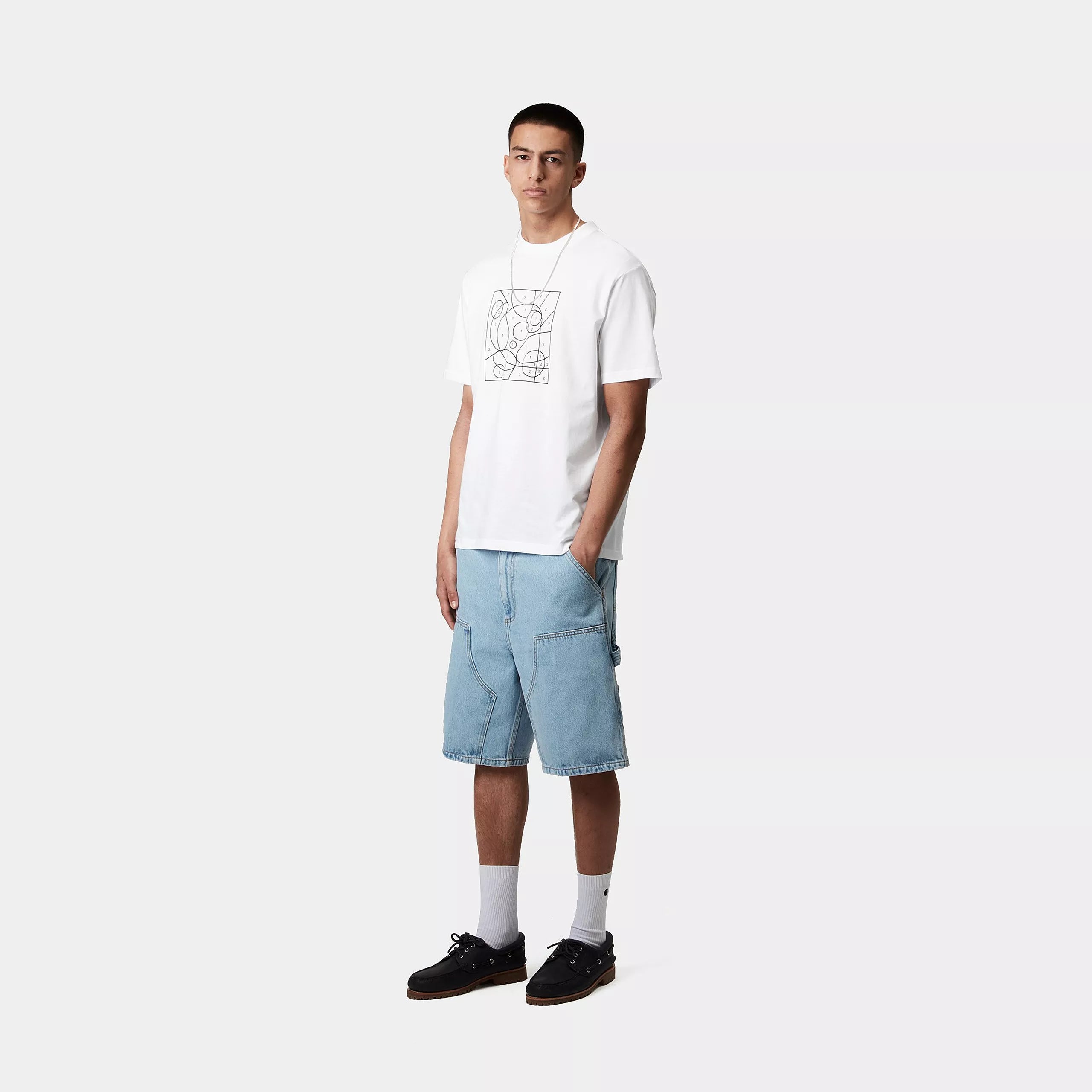 S/S BY THE NUMBERS T-SHIRT - White / Black