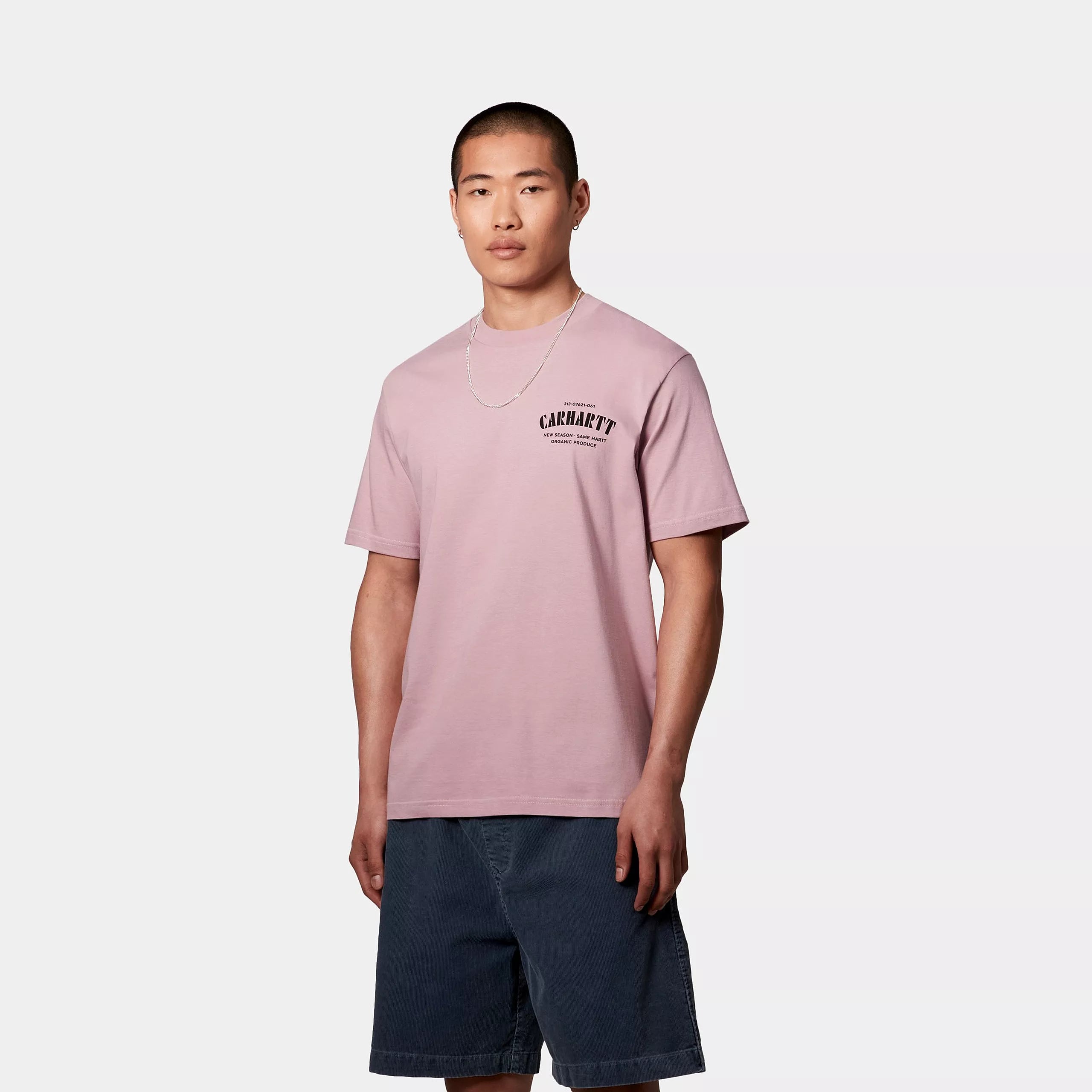 S/S CATALOGUE C LOGO T-SHIRT - Hortensia