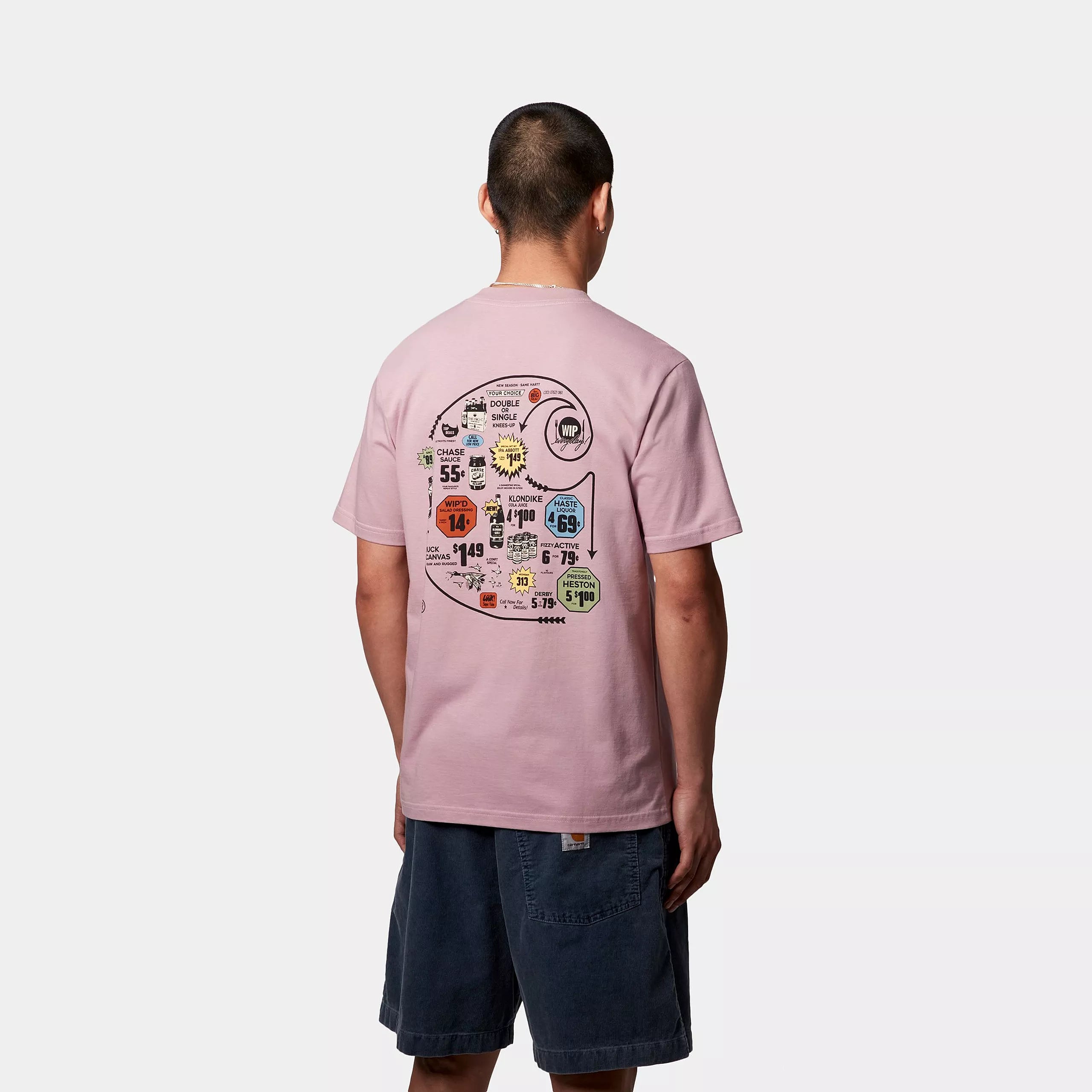 S/S CATALOGUE C LOGO T-SHIRT - Hortensia