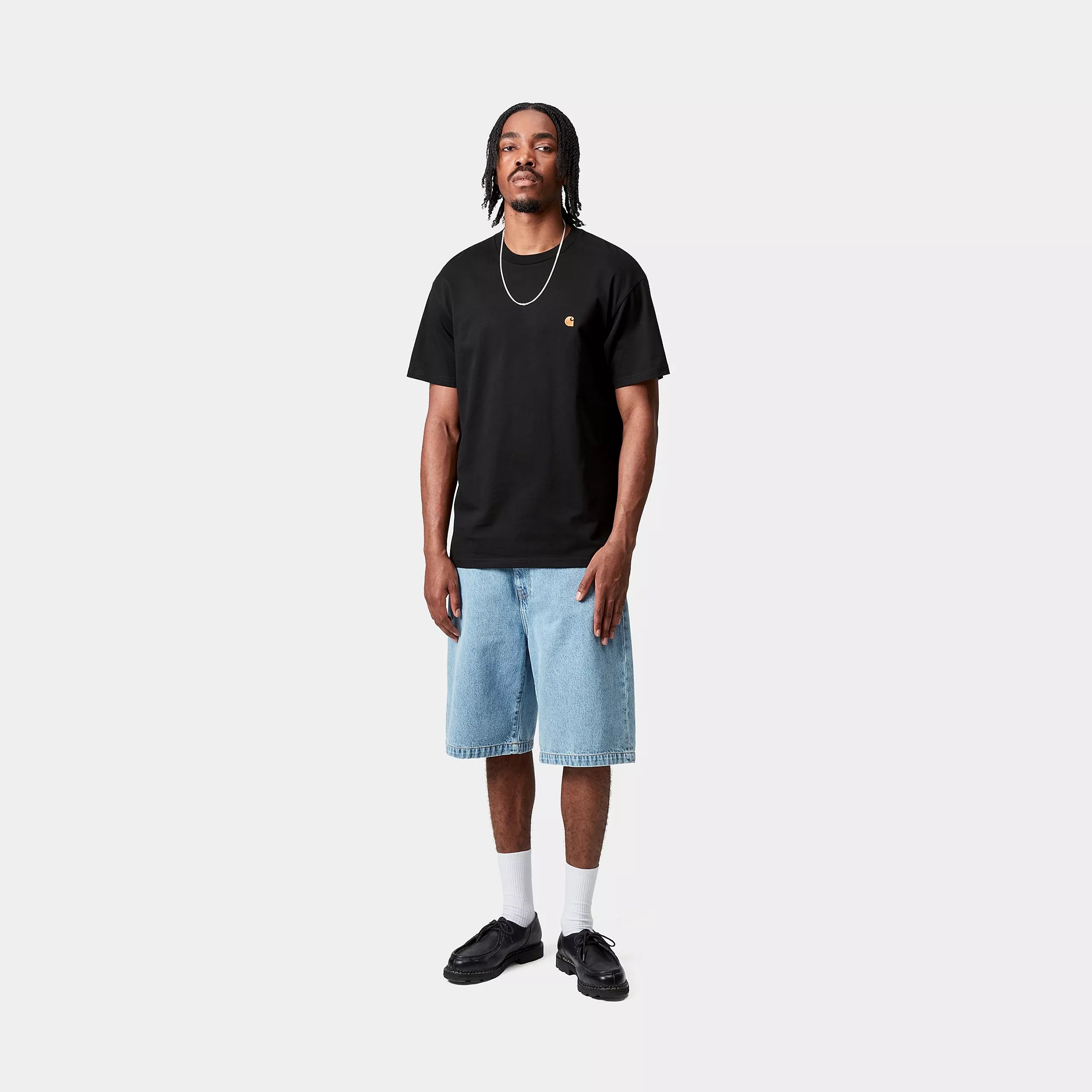 S/S CHASE T-SHIRT - Black / Gold