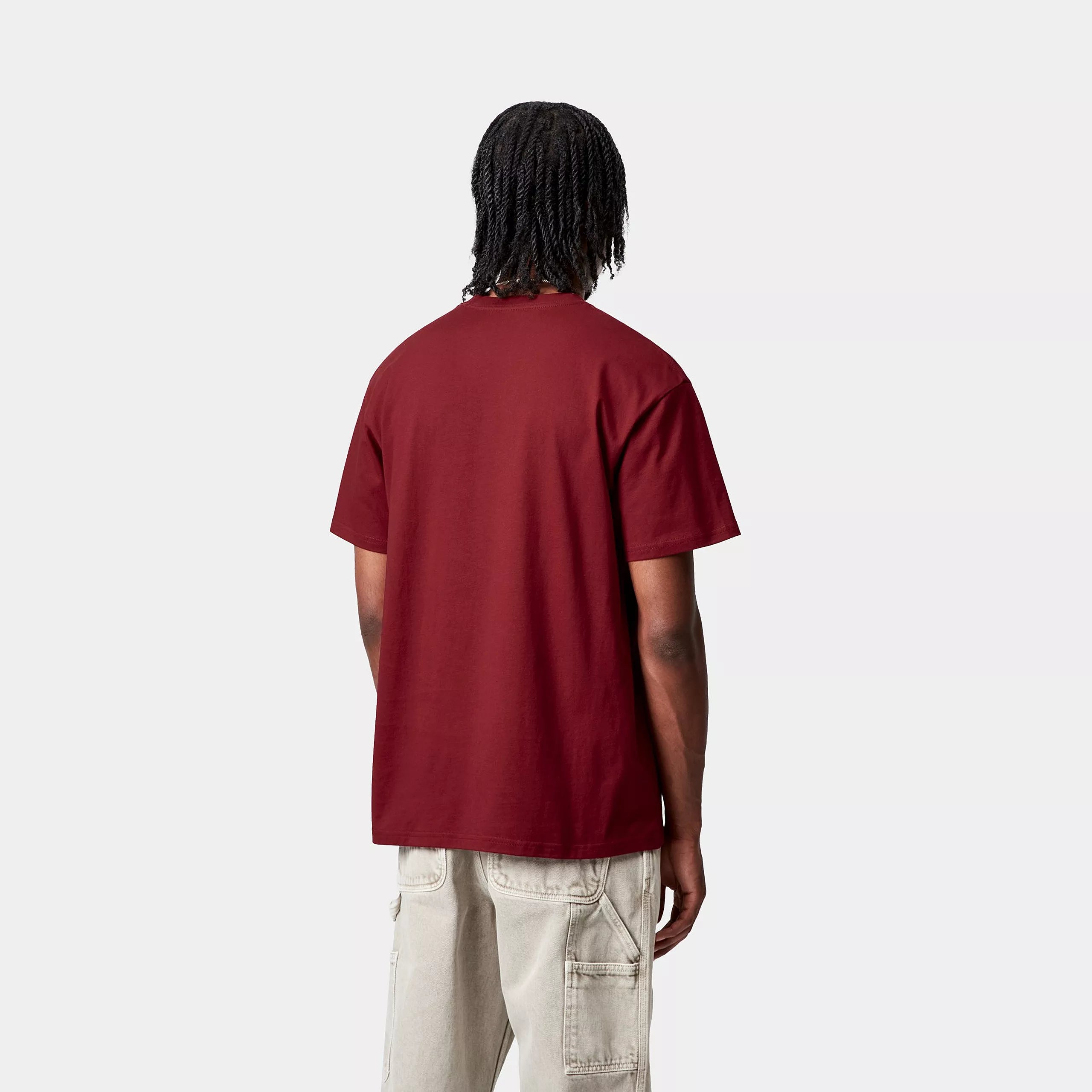 S/S CHASE T-SHIRT - Scarlet / Gold