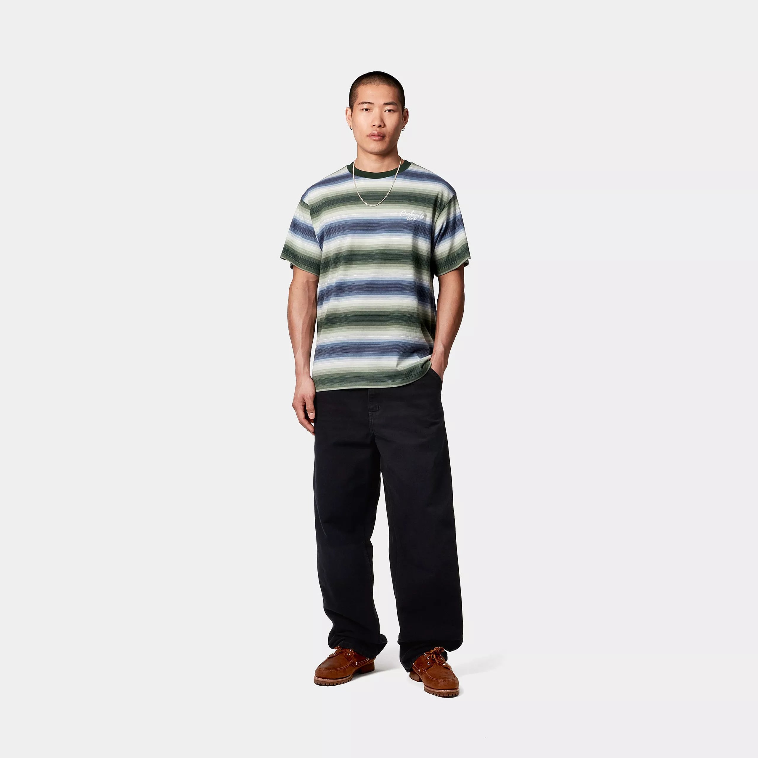 S/S DASHNER T-SHIRT - Dashner Stripe, Park