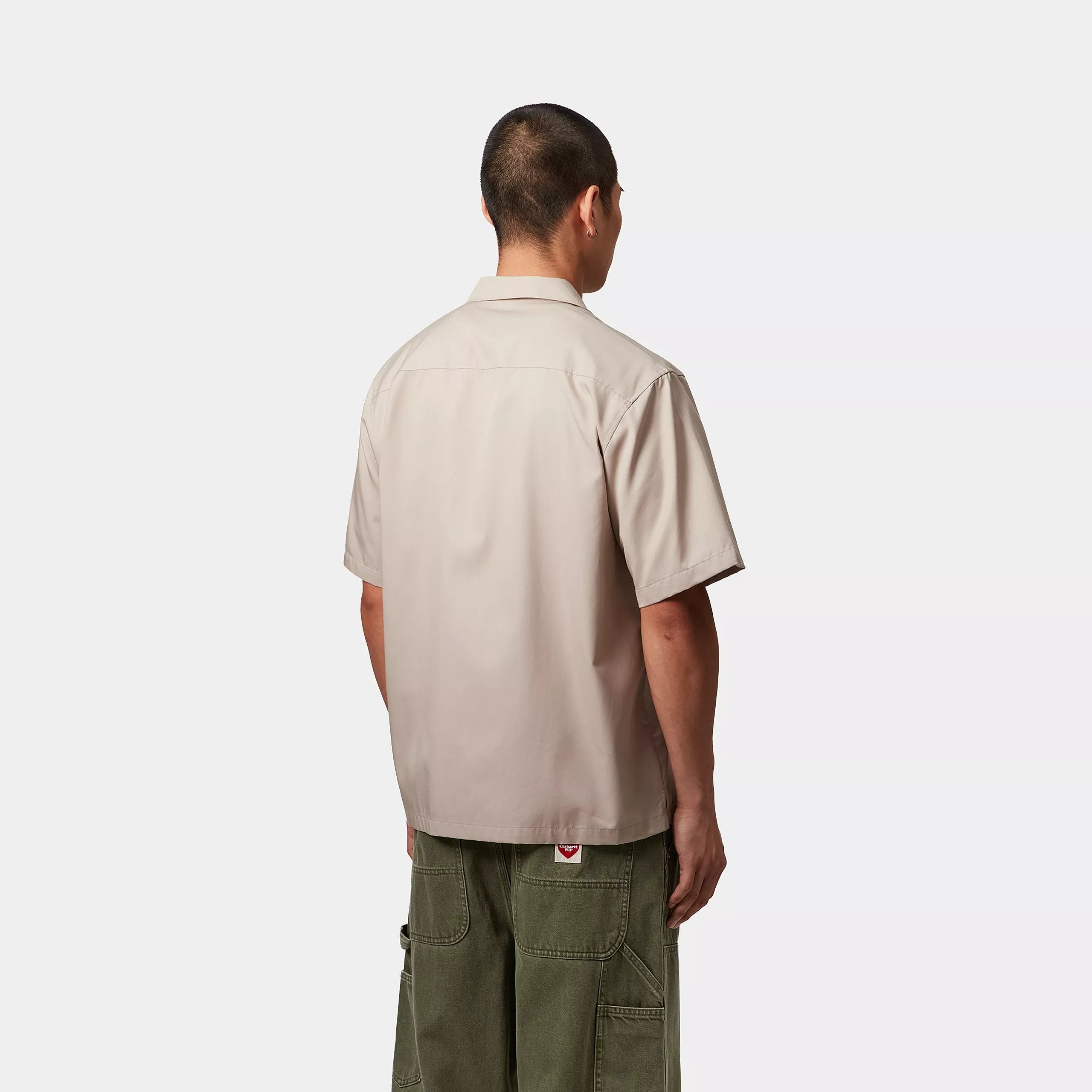 S/S DELRAY SHIRT - Fleur de Sel / White