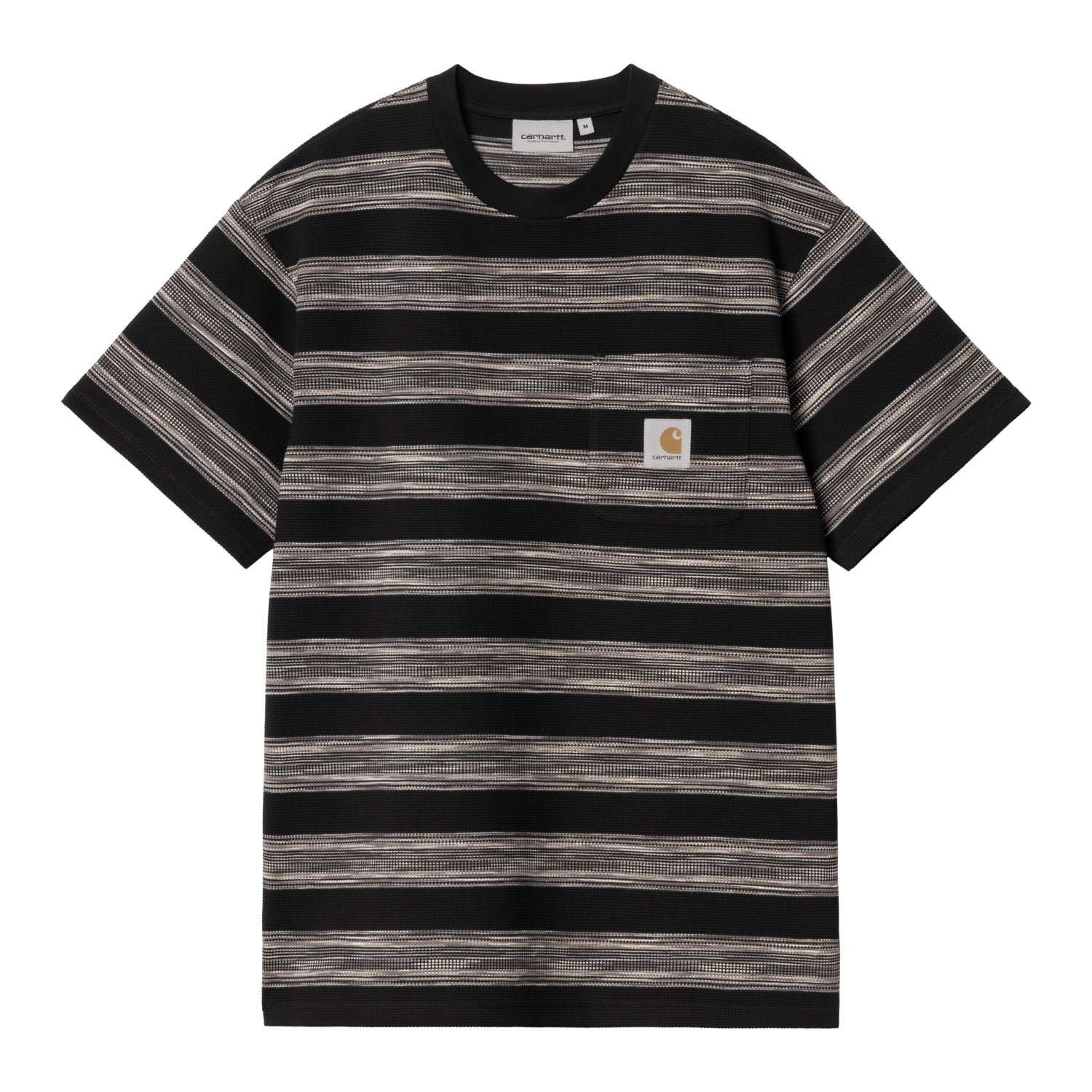 S/S DODSON POCKET T-SHIRT - Dodson Stripe Horizontal, Black