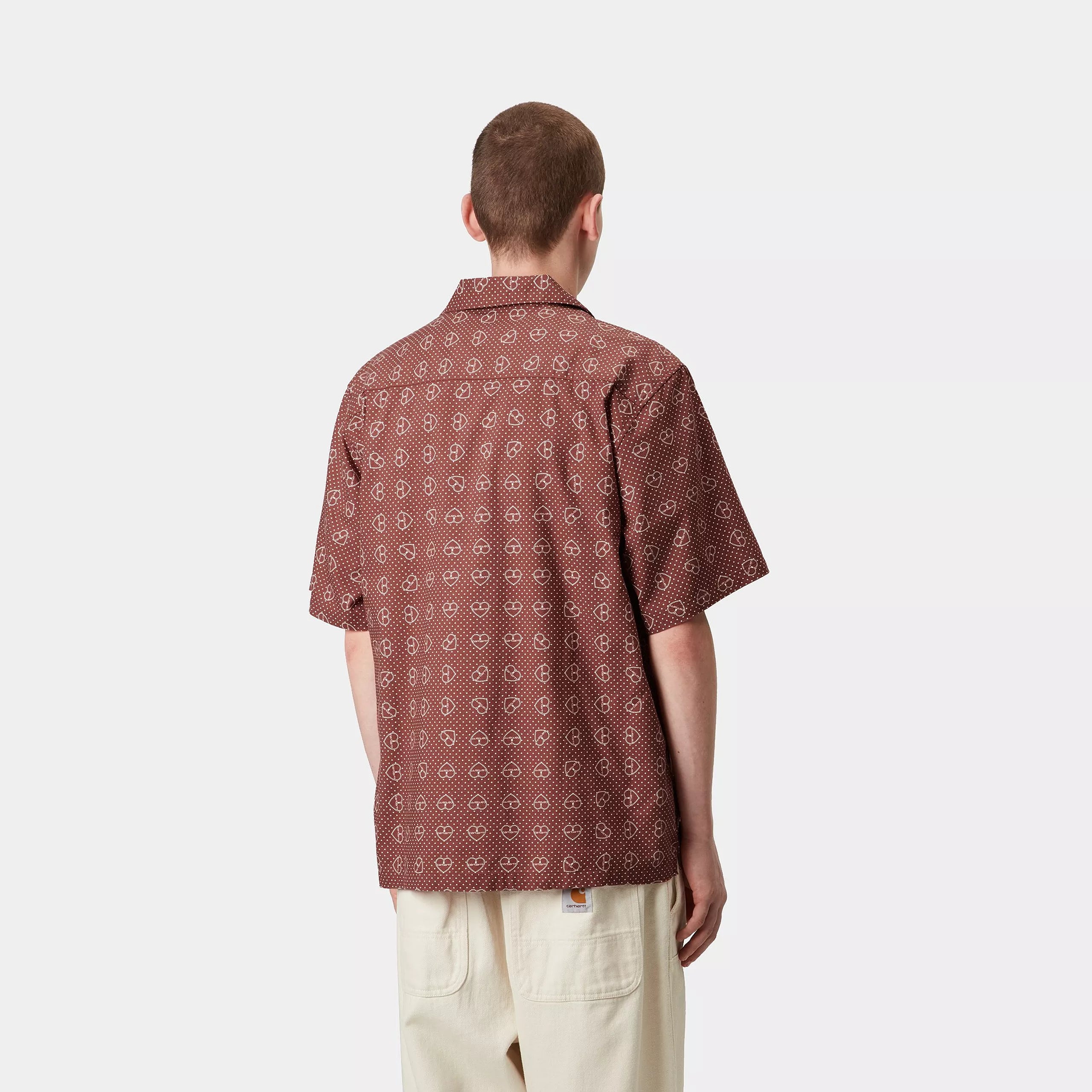 S/S FUROSHIKI SHIRT - Furoshiki Print, Henna
