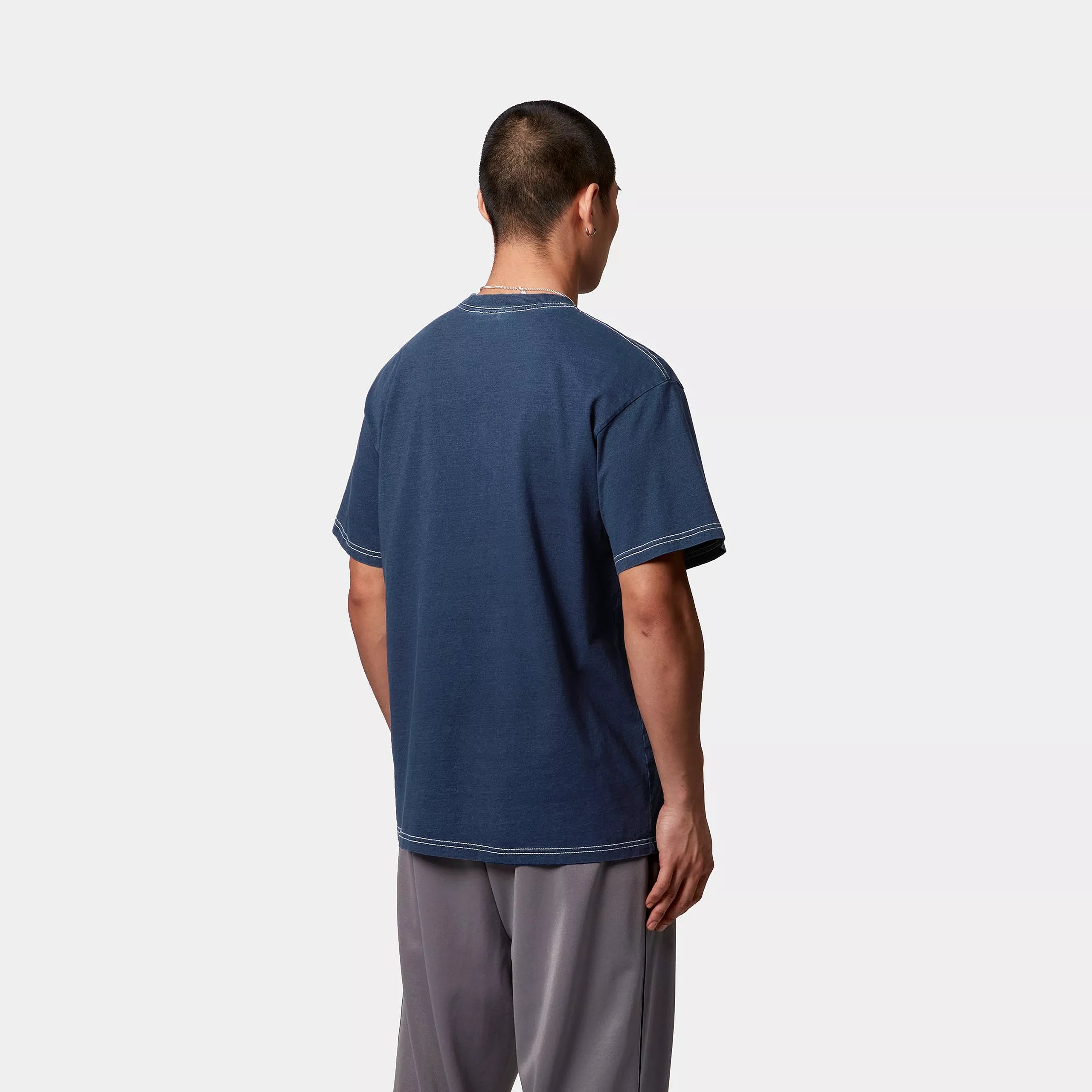 S/S INGO POCKET T-SHIRT - Dark Blue