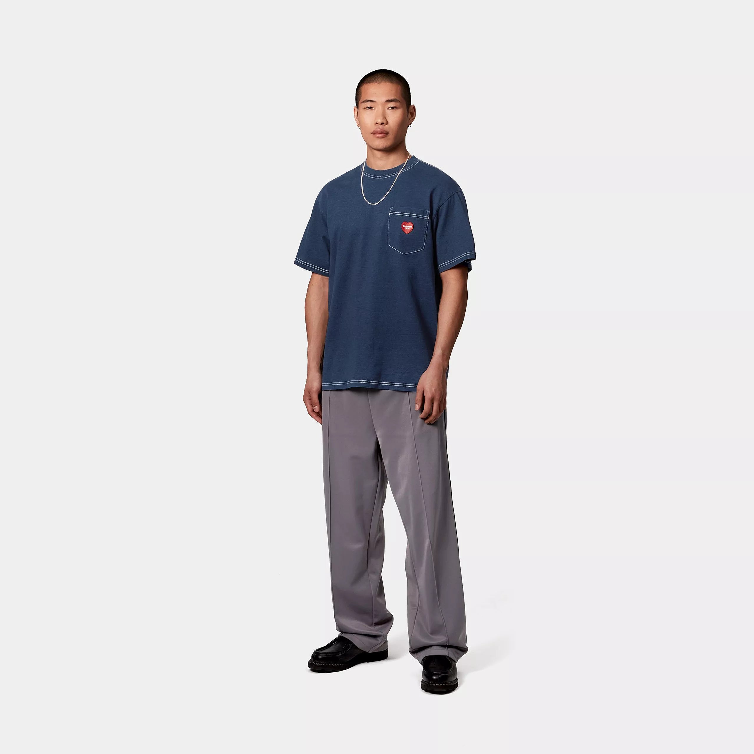 S/S INGO POCKET T-SHIRT - Dark Blue