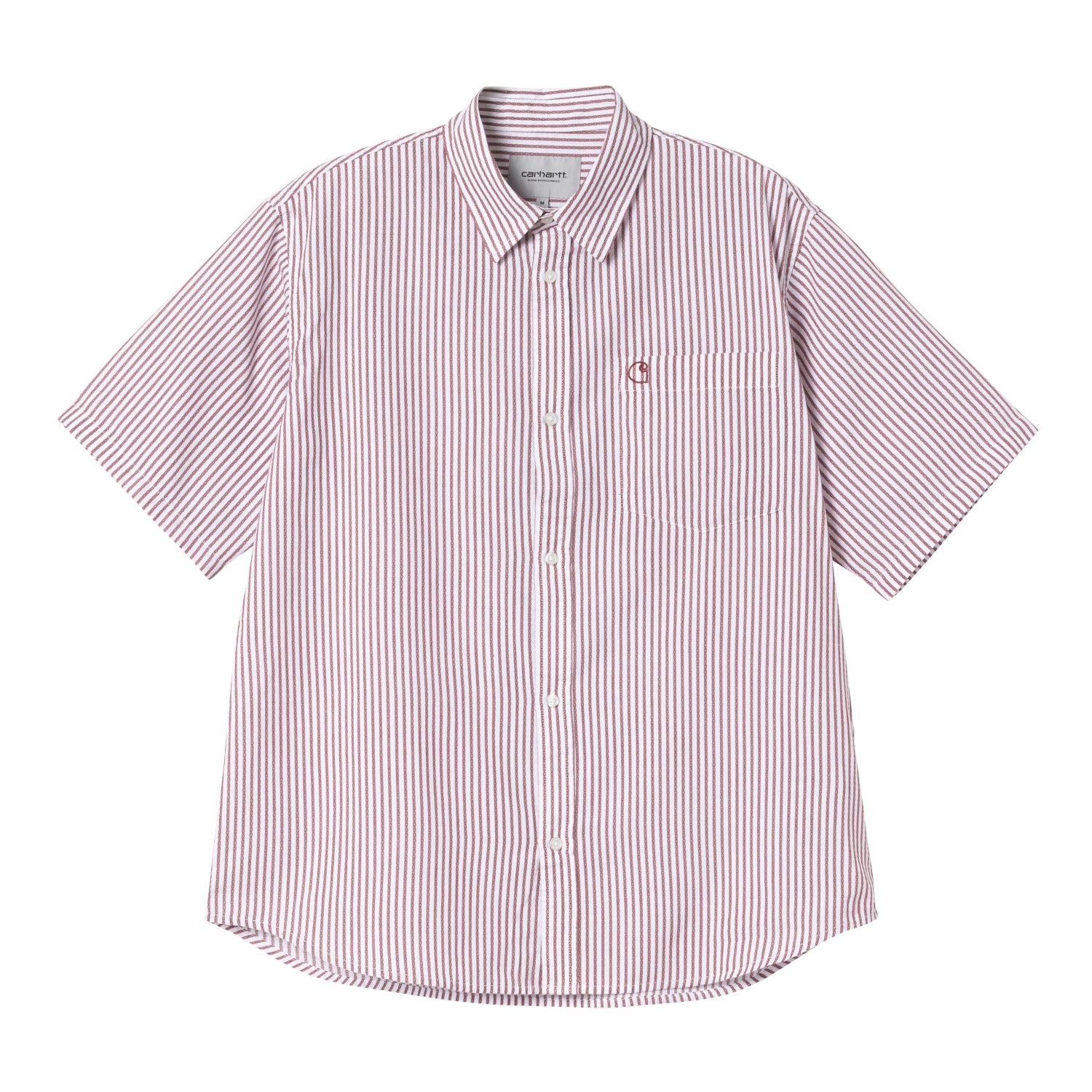 S/S PHELPS SHIRT - Phelps Stripe, Mulberry
