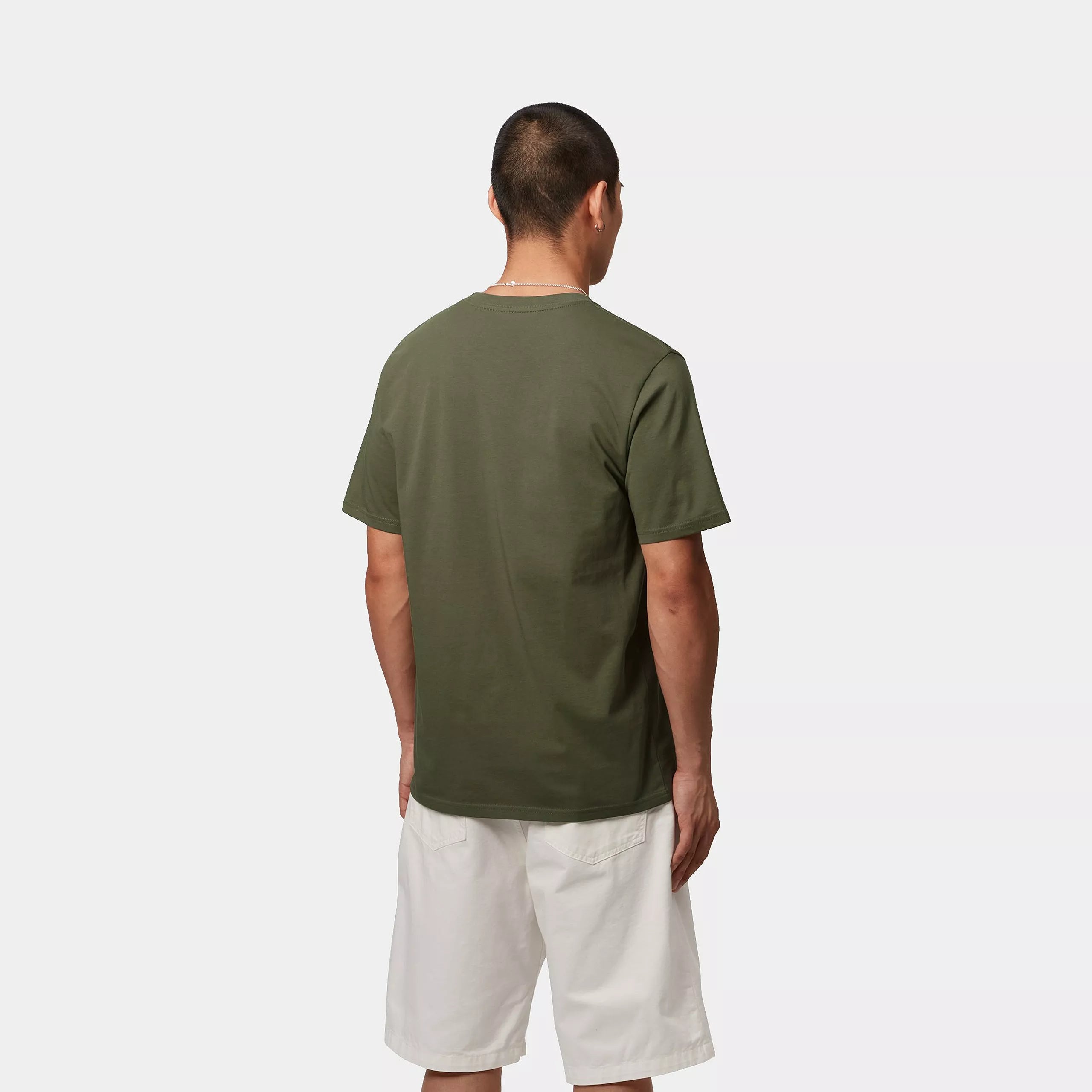 S/S POCKET T-SHIRT - Dollar Green