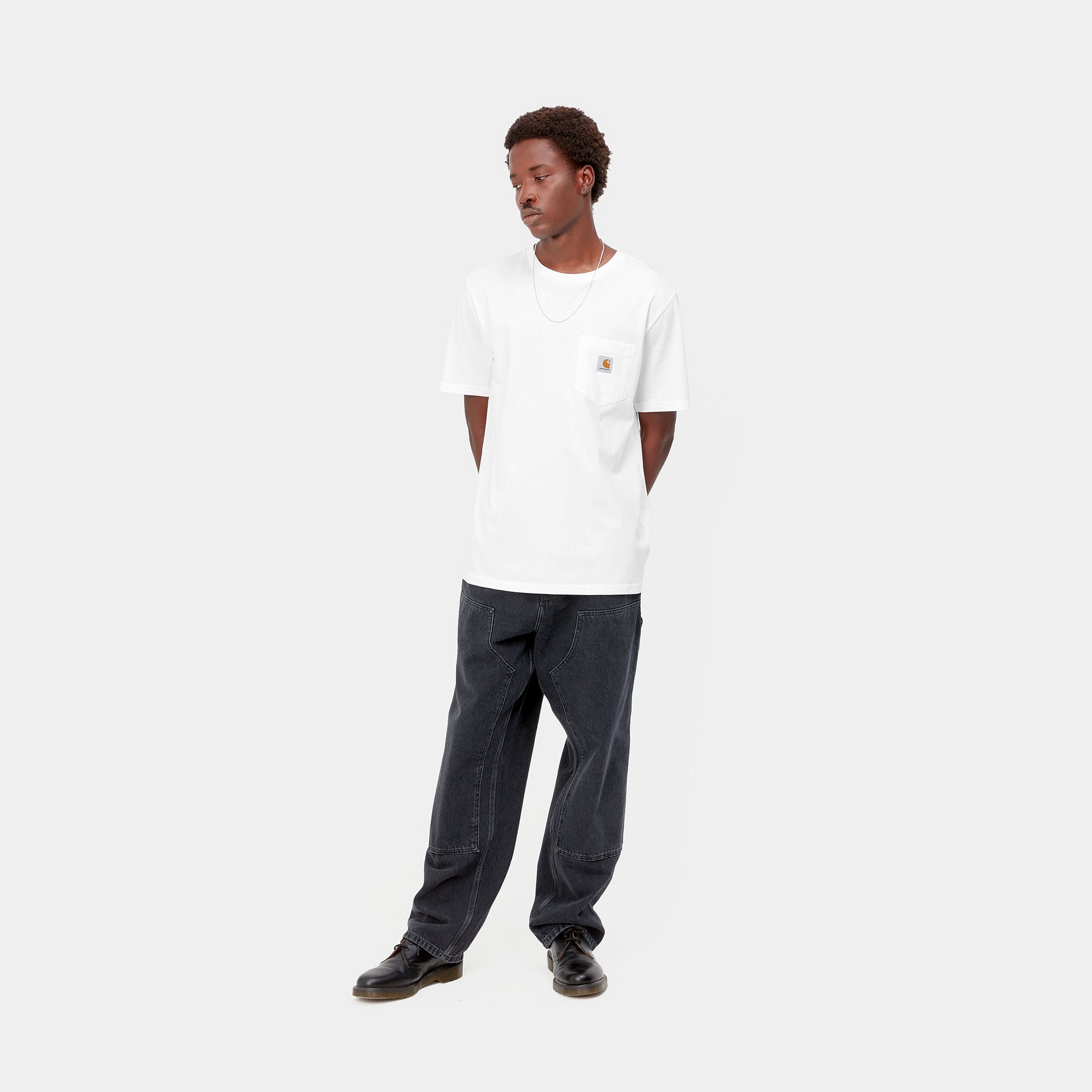 S/S POCKET T-SHIRT - White