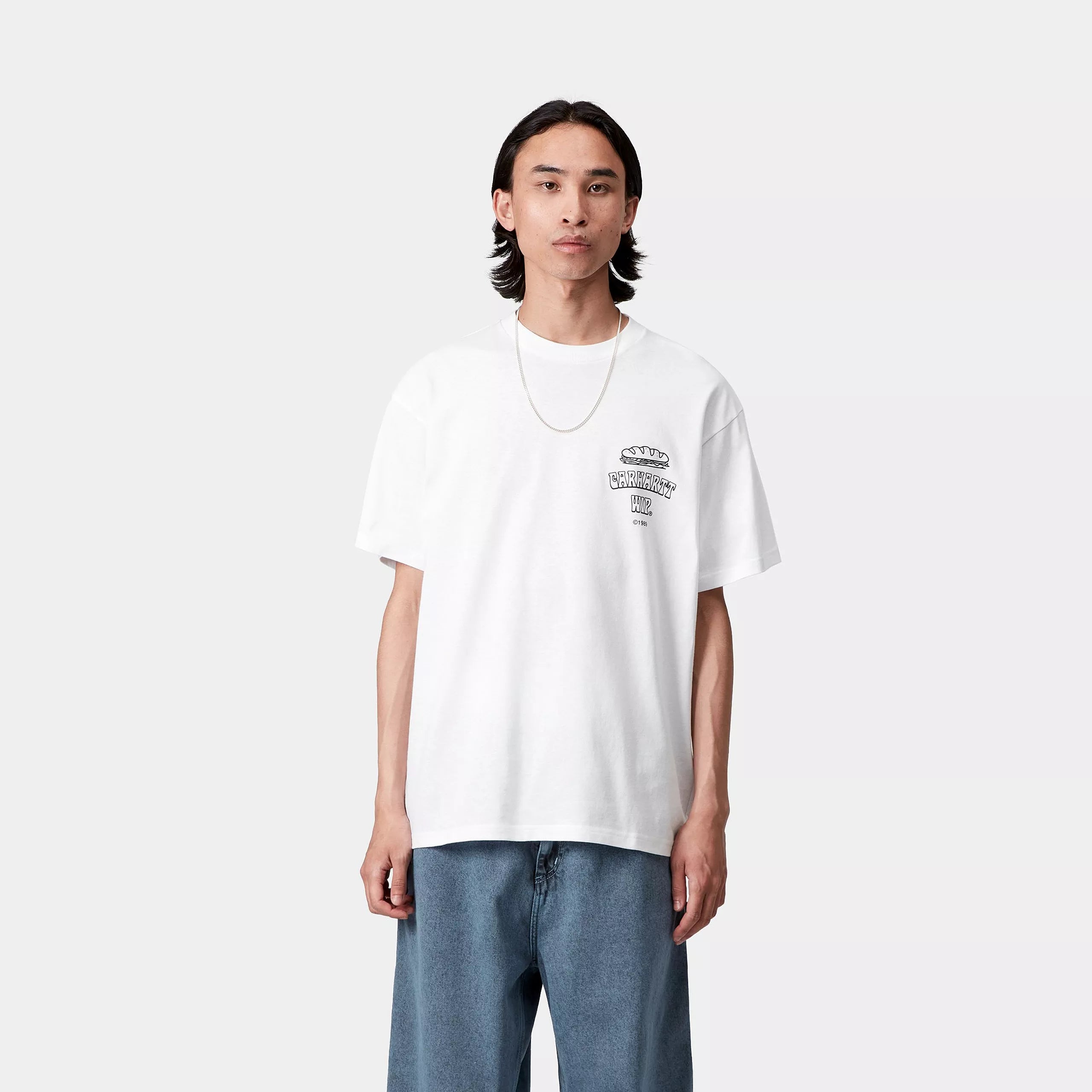 S/S SANDWICH T-SHIRT - White