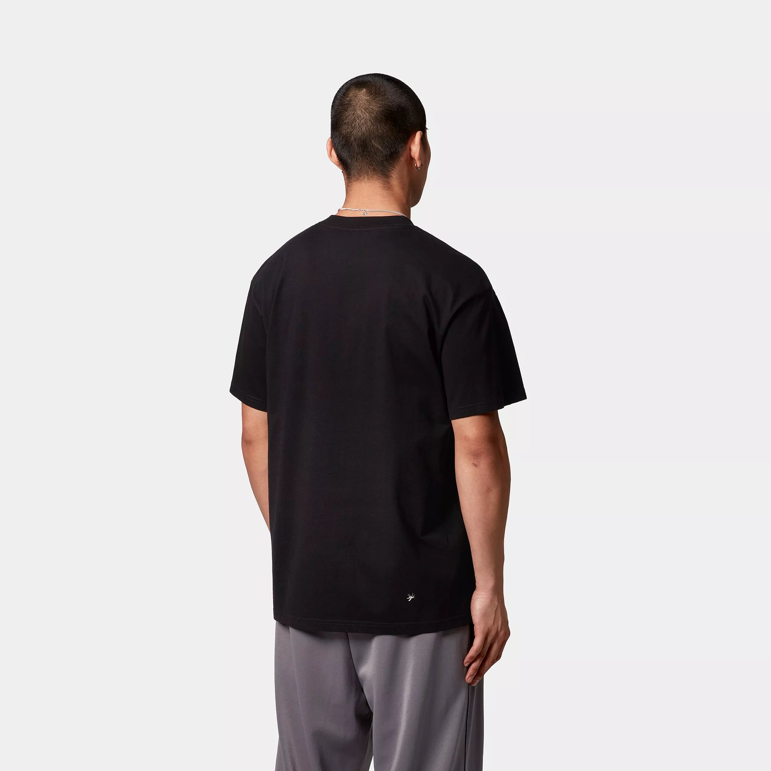 S/S SPIRAL T-SHIRT - Black