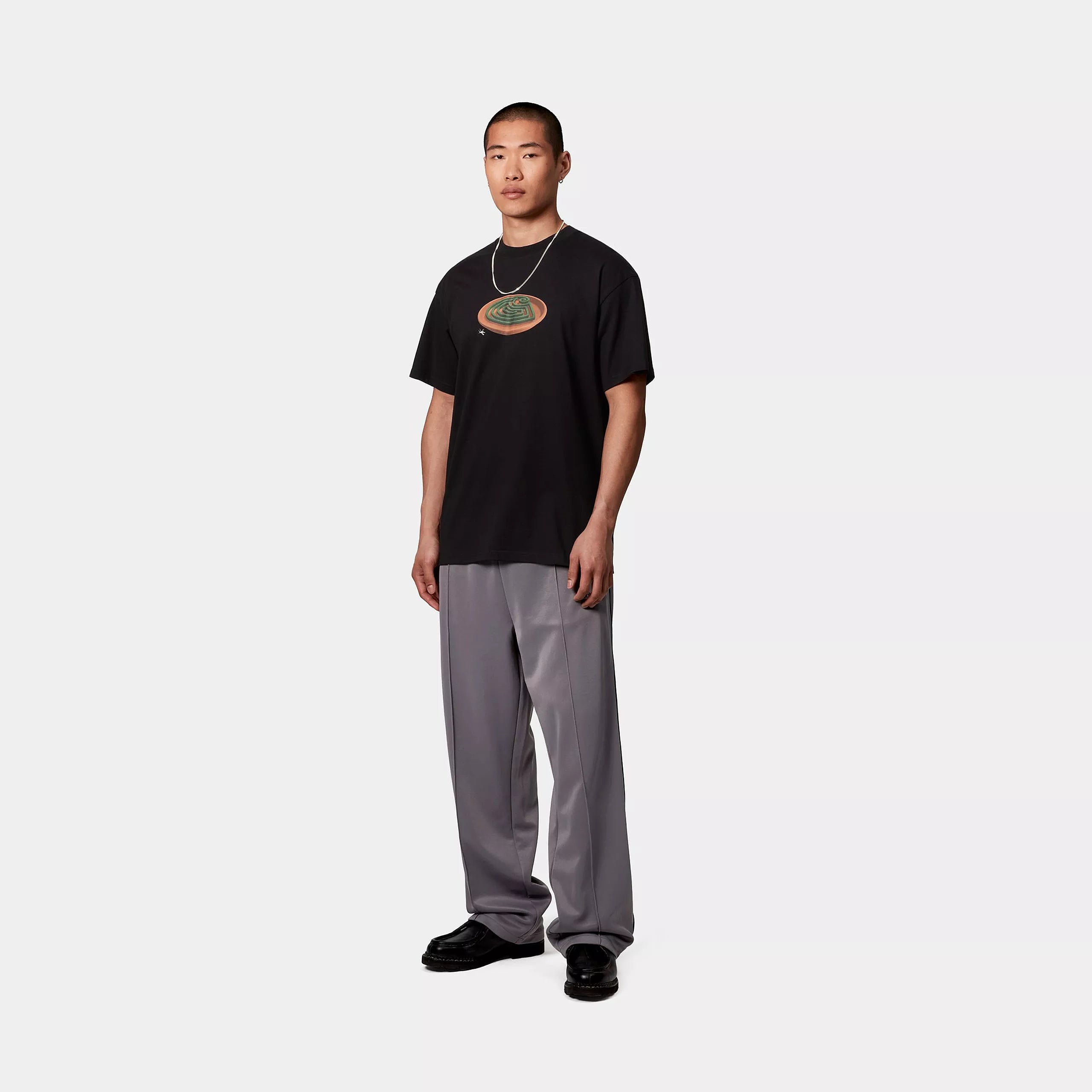 S/S SPIRAL T-SHIRT - Black