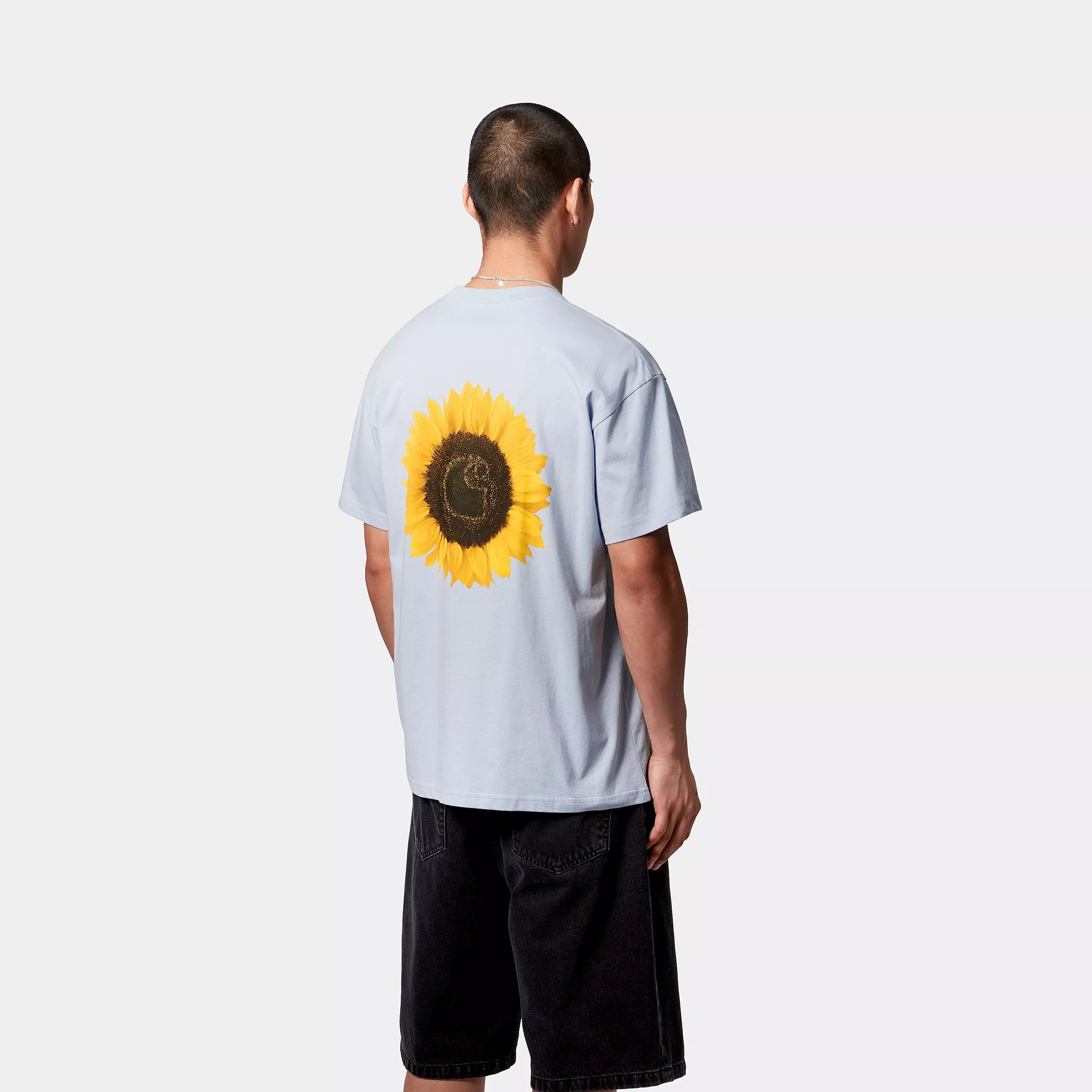 S/S SUNFLOWER T-SHIRT - Air Sky
