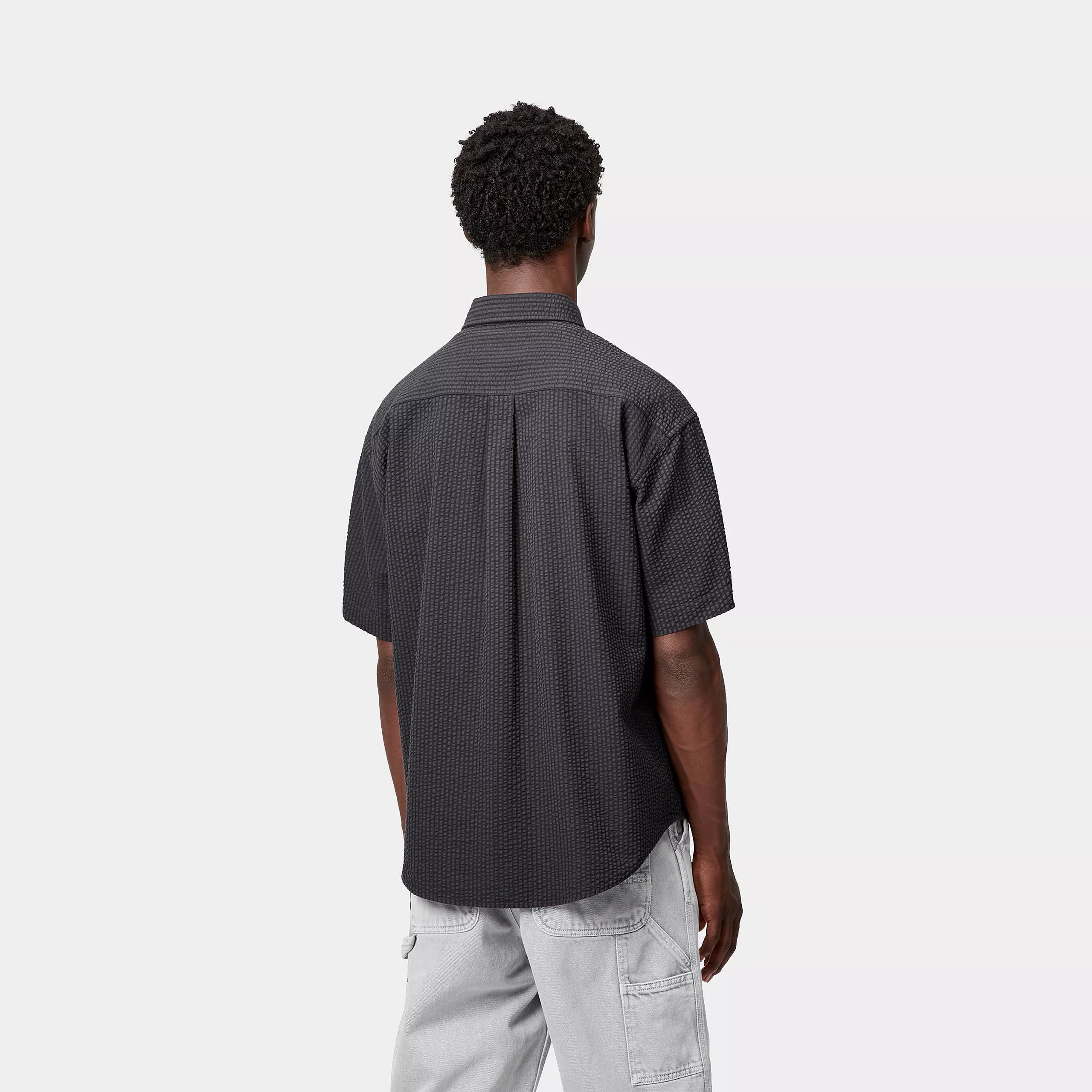 S/S TOLAND SHIRT - Toland Stripe, Black