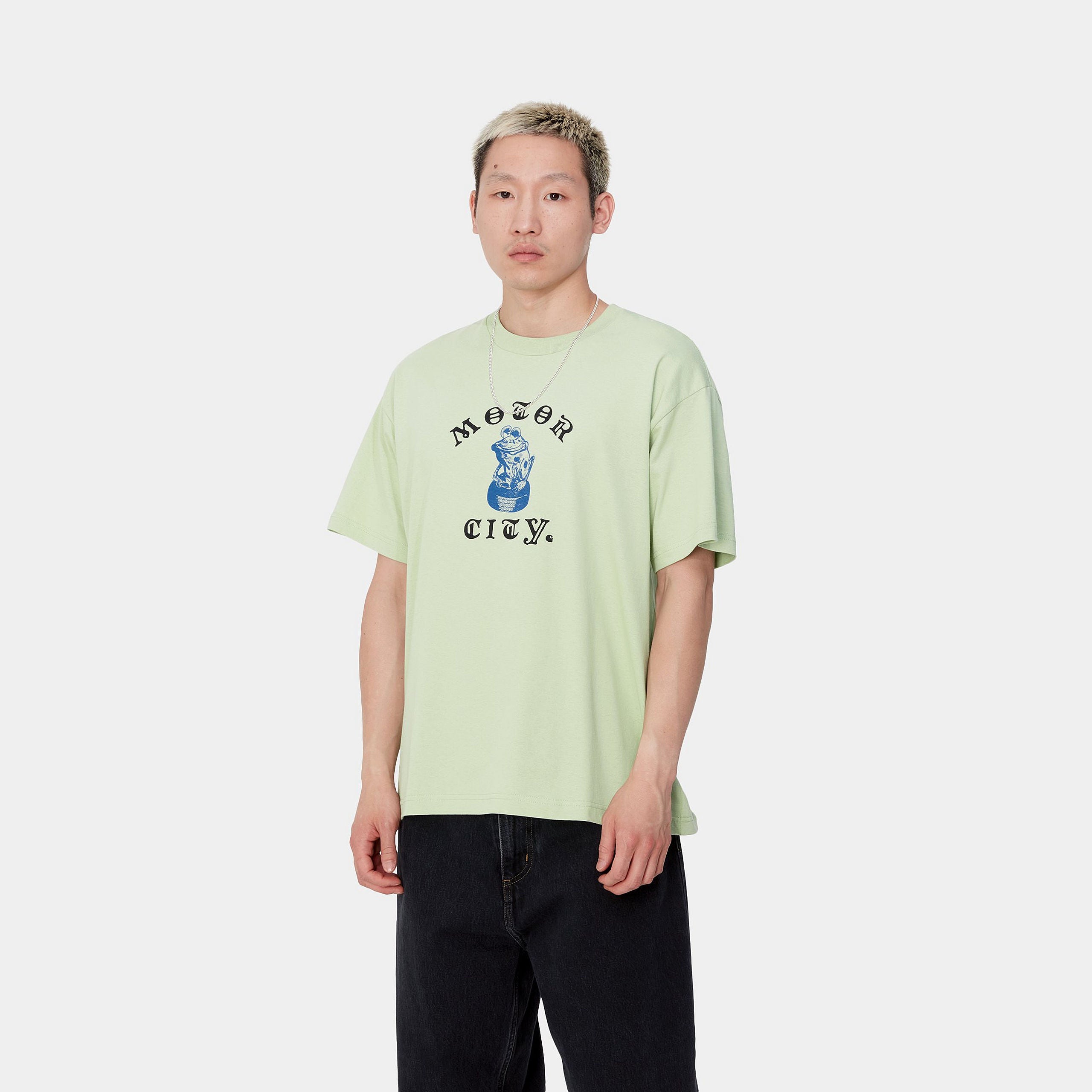 S/S TYRE T-SHIRT - Charm Green