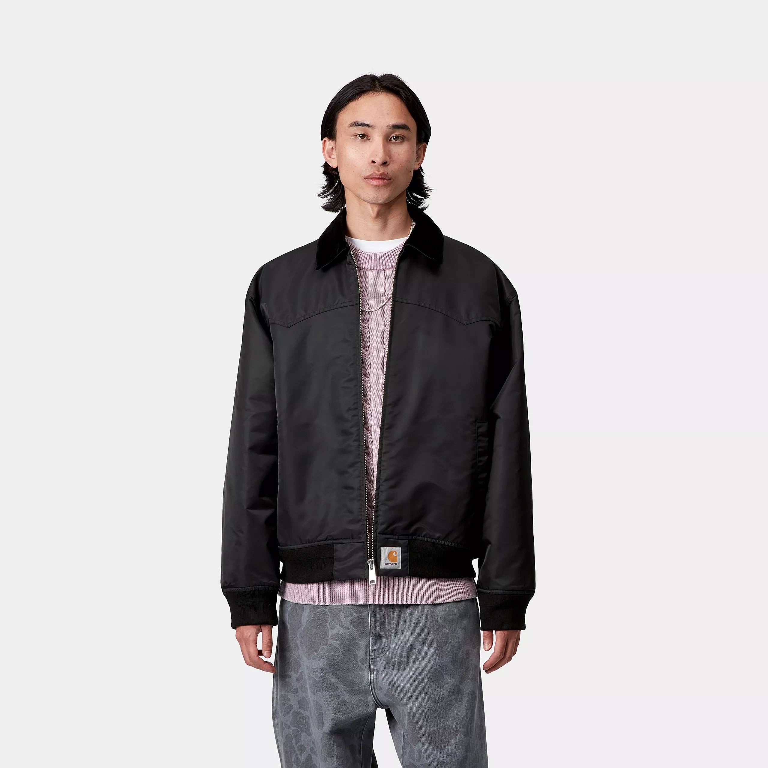 SANTA FE ALUMNI JACKET - Black / Scarlet