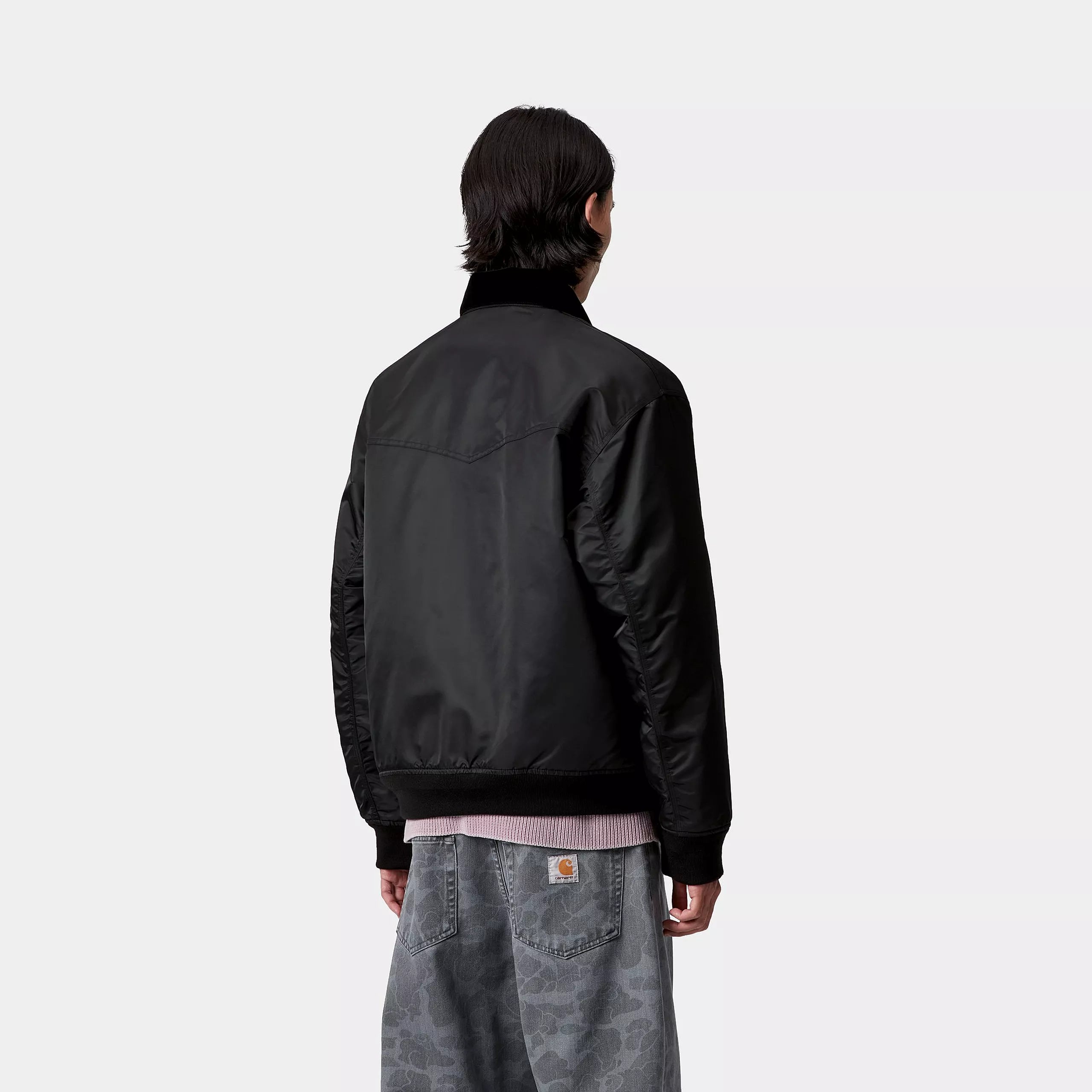 SANTA FE ALUMNI JACKET - Black / Scarlet