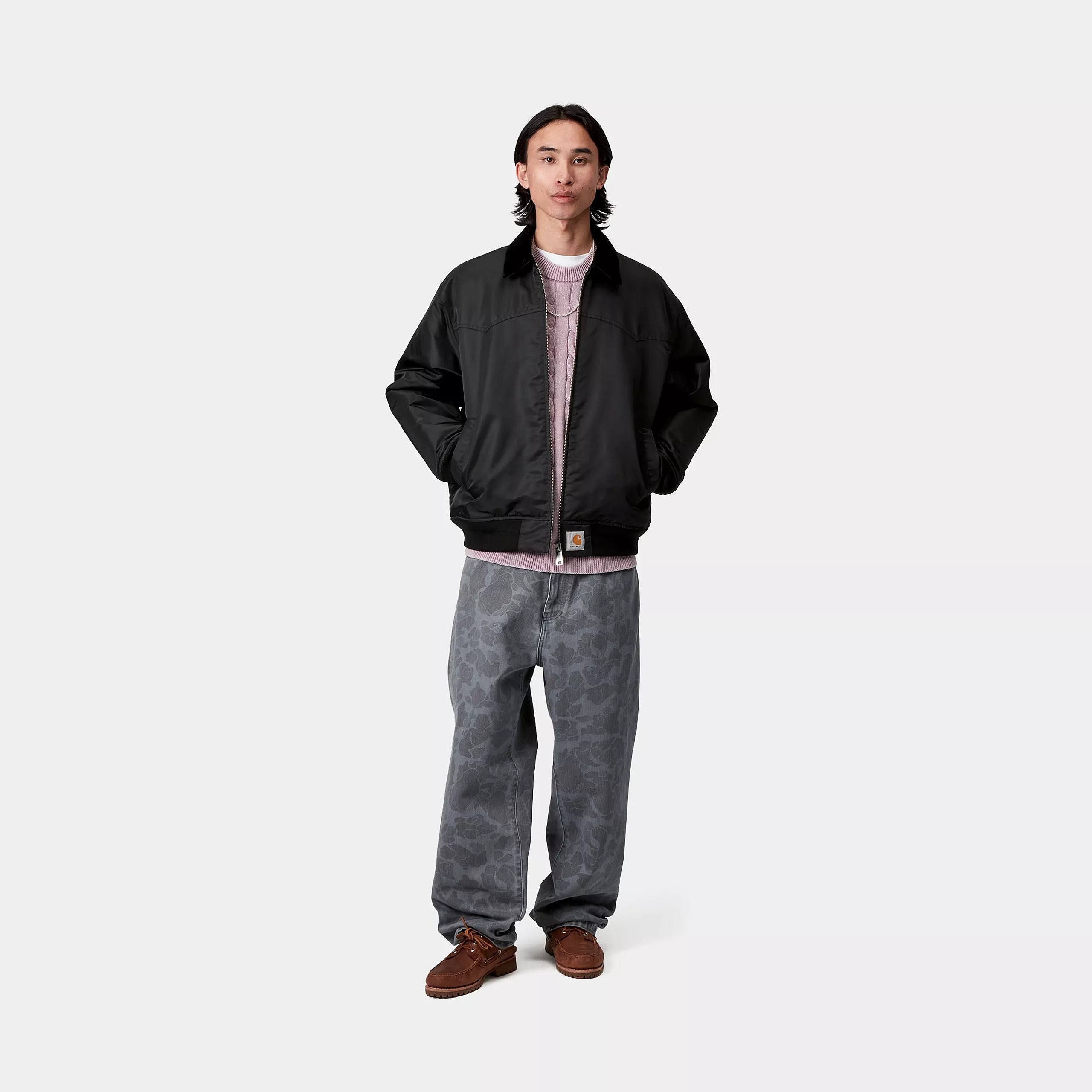 SANTA FE ALUMNI JACKET - Black / Scarlet