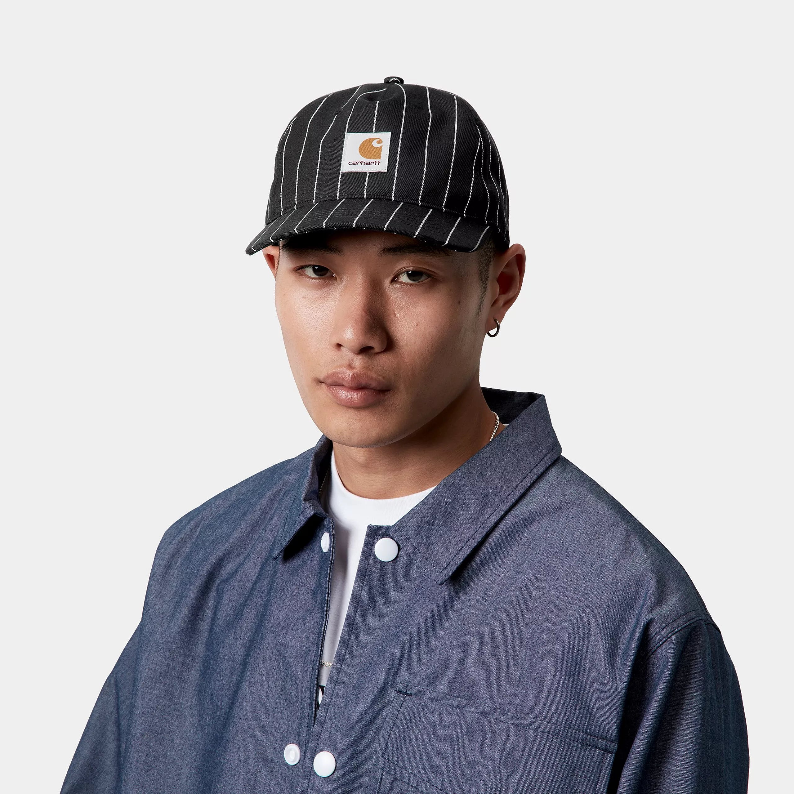 SEATON CAP - Seaton Stripe Black / Wax