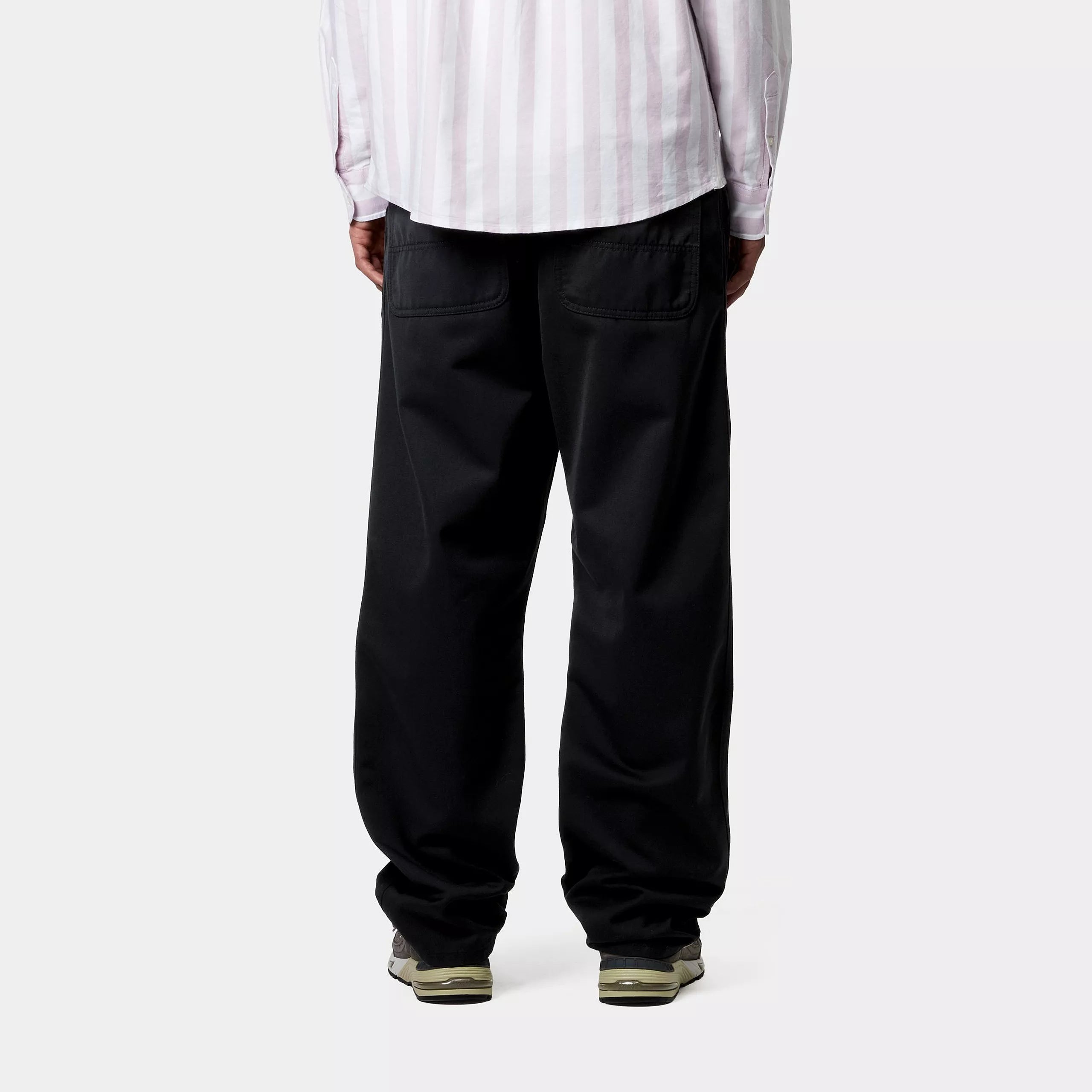 SIMPLE PANT - Black (rinsed)