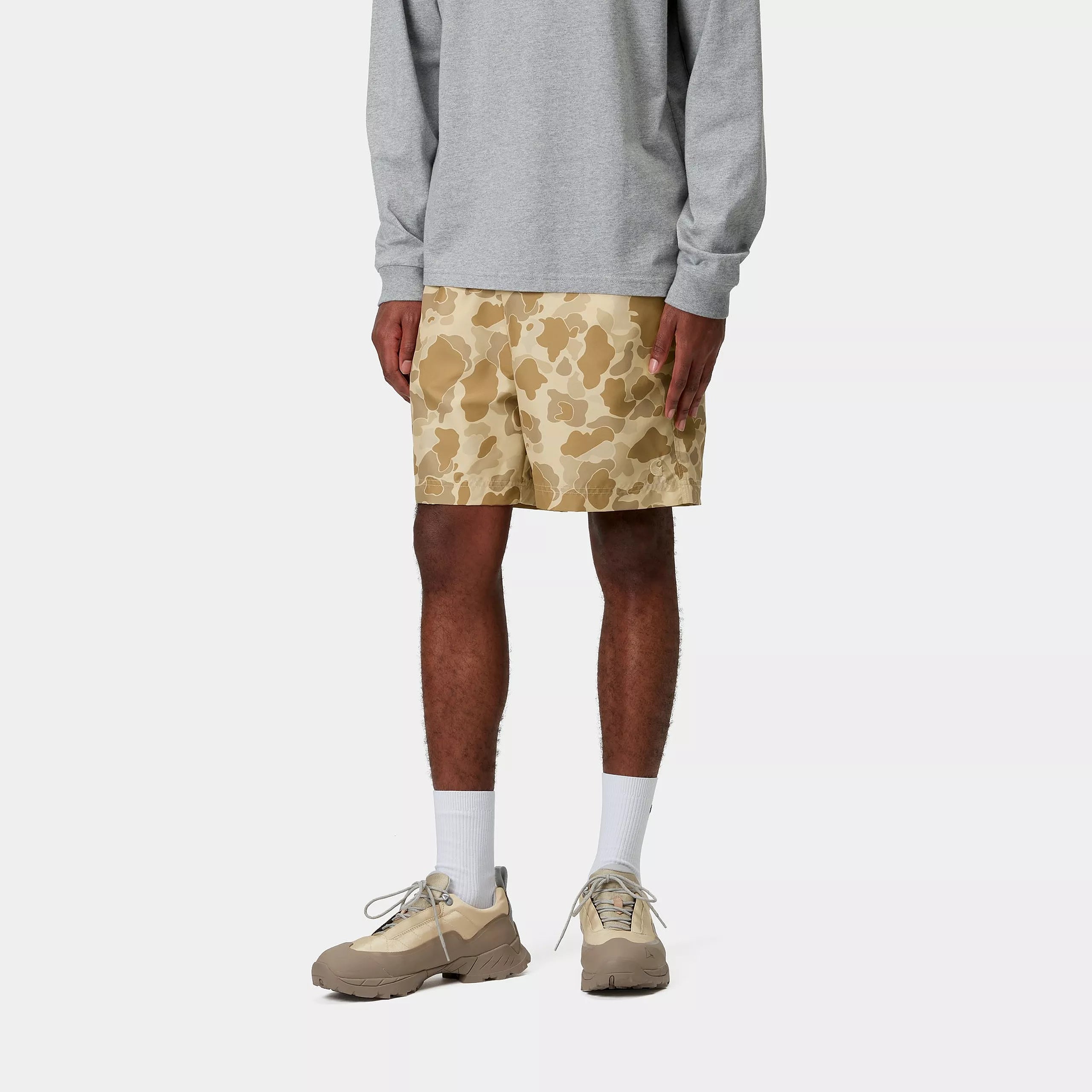 SLATER SWIM TRUNKS - Camo Duck, Desert