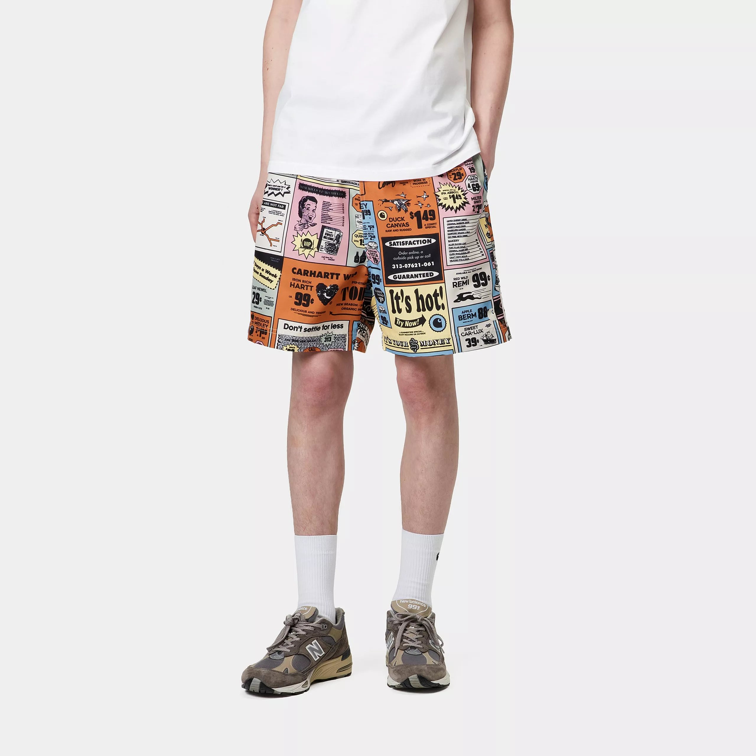 SLATER SWIM TRUNKS - Catalogue Print, Hue