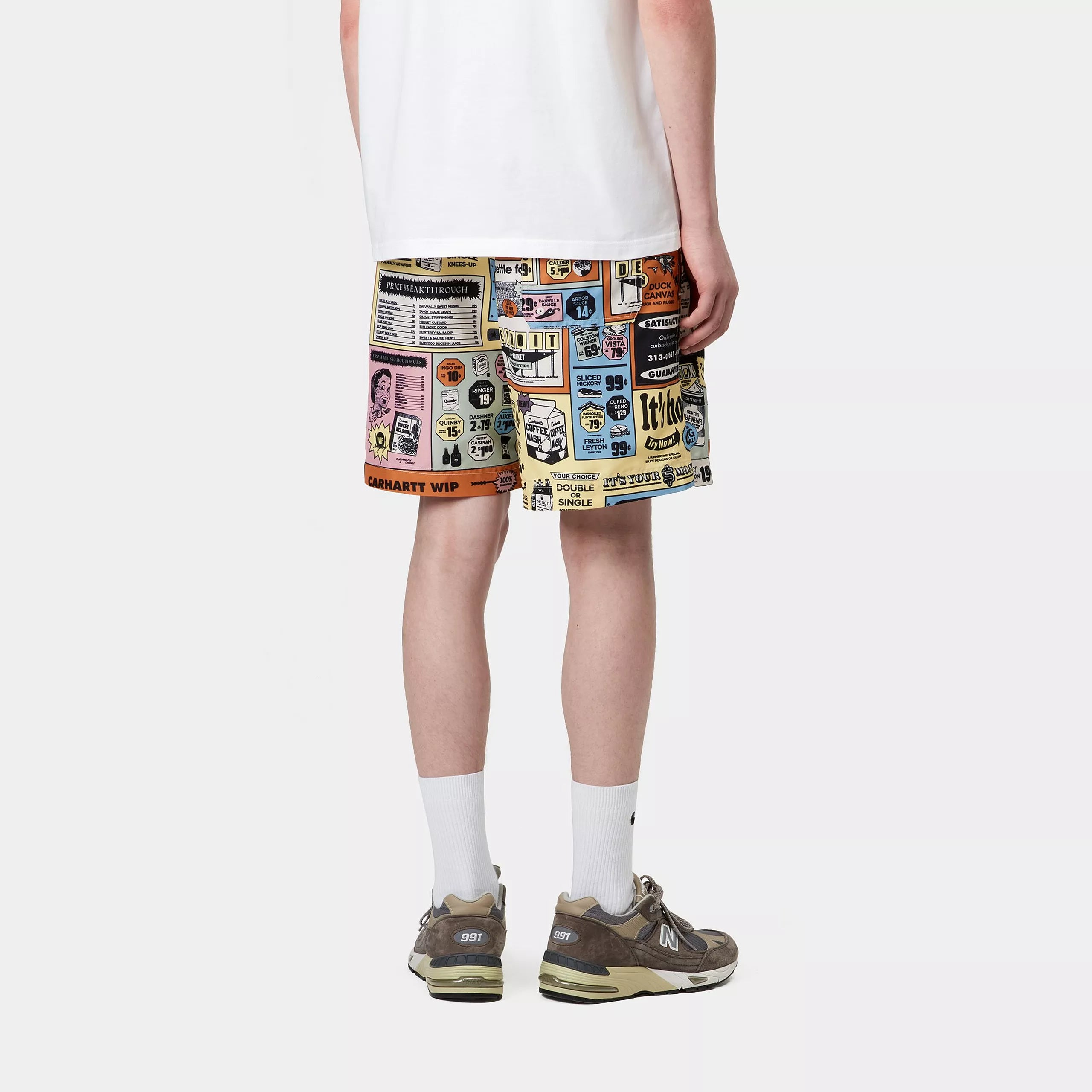 SLATER SWIM TRUNKS - Catalogue Print, Hue