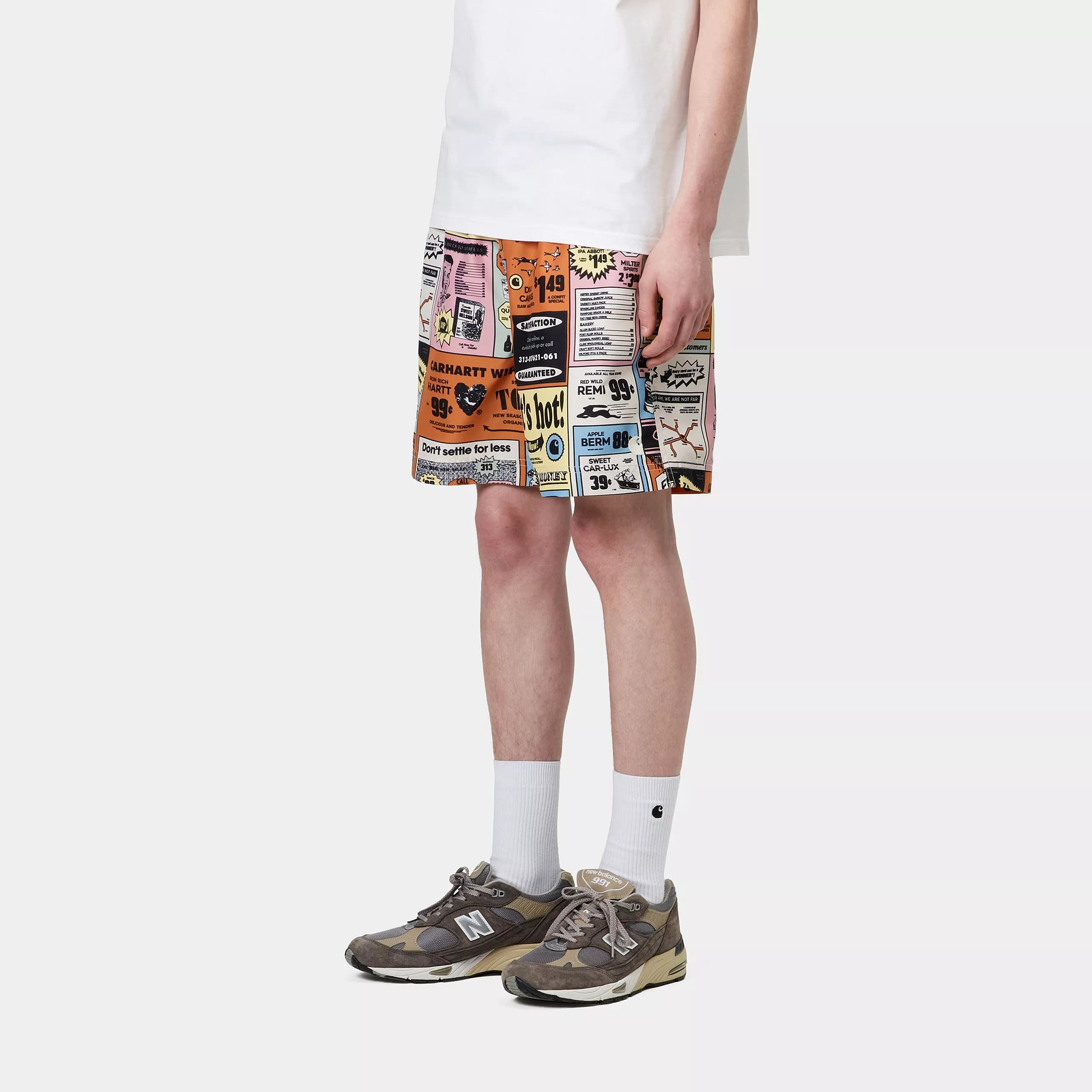 SLATER SWIM TRUNKS - Catalogue Print, Hue