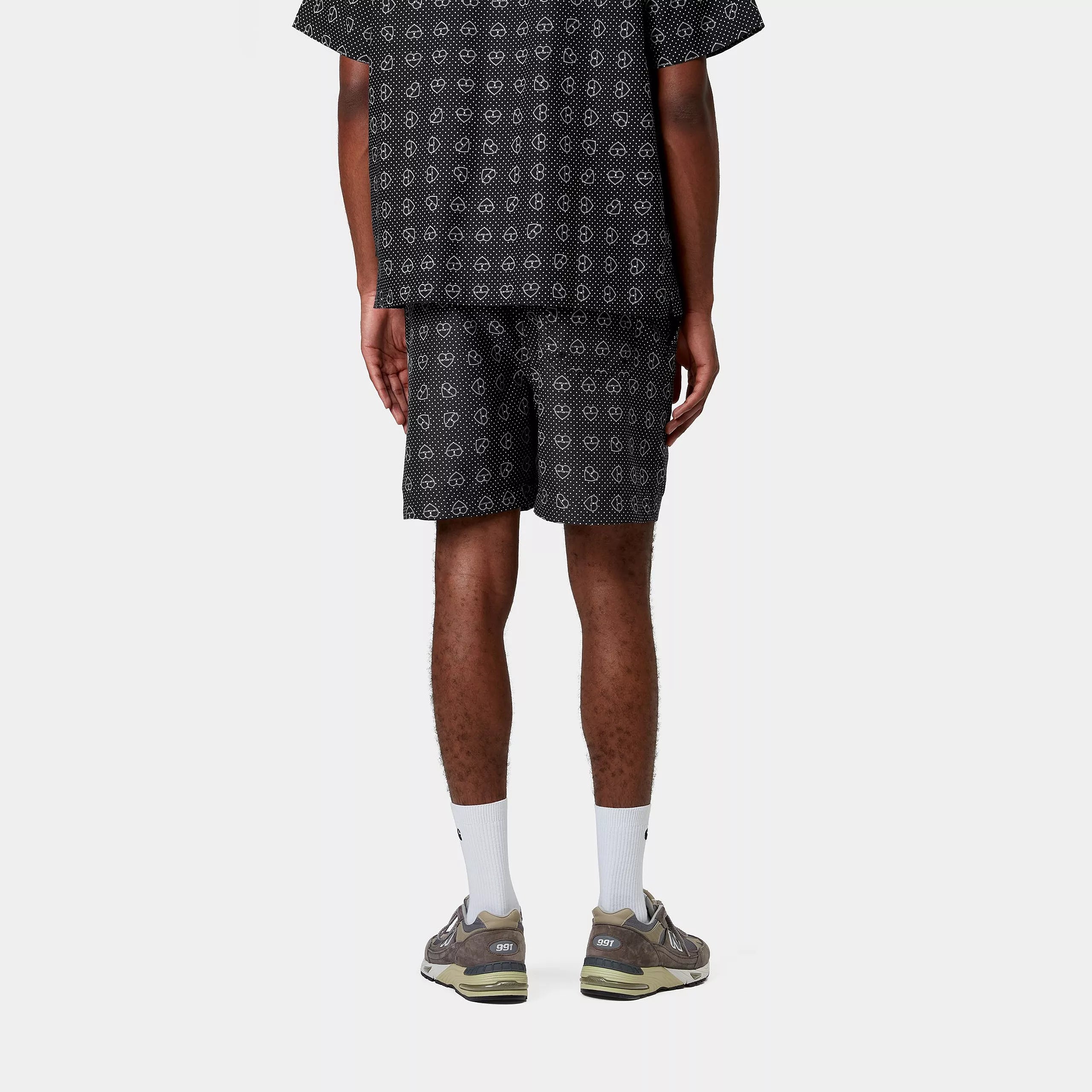 SLATER SWIM TRUNKS - Furoshiki Print, Black